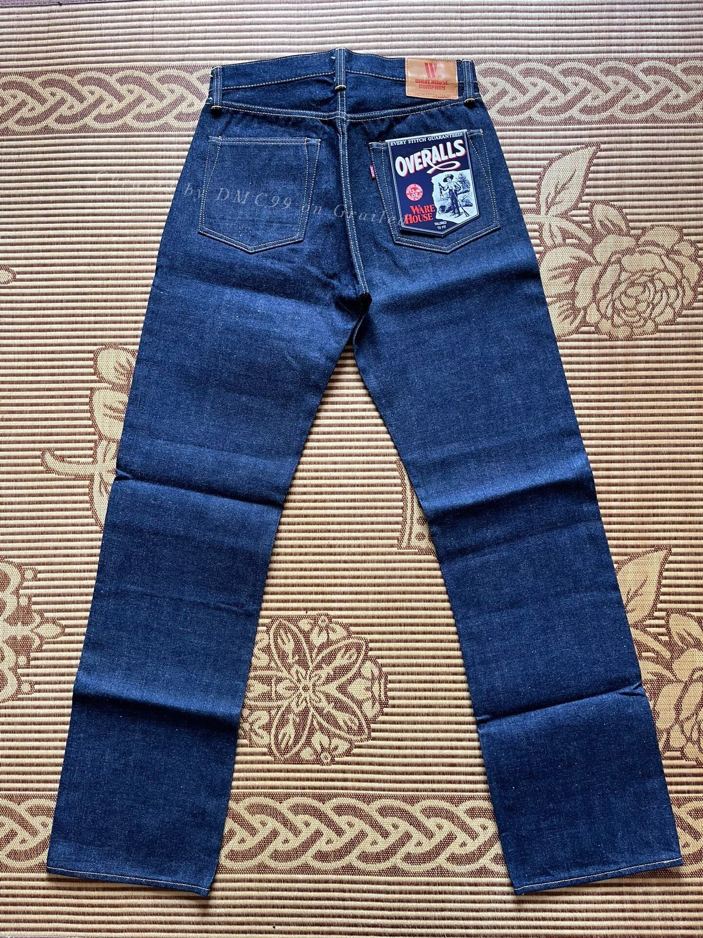 Warehouse & Co. Warehouse 1003 Blue Denim Jeans Size US 34 / EU 50 - 3 Thumbnail