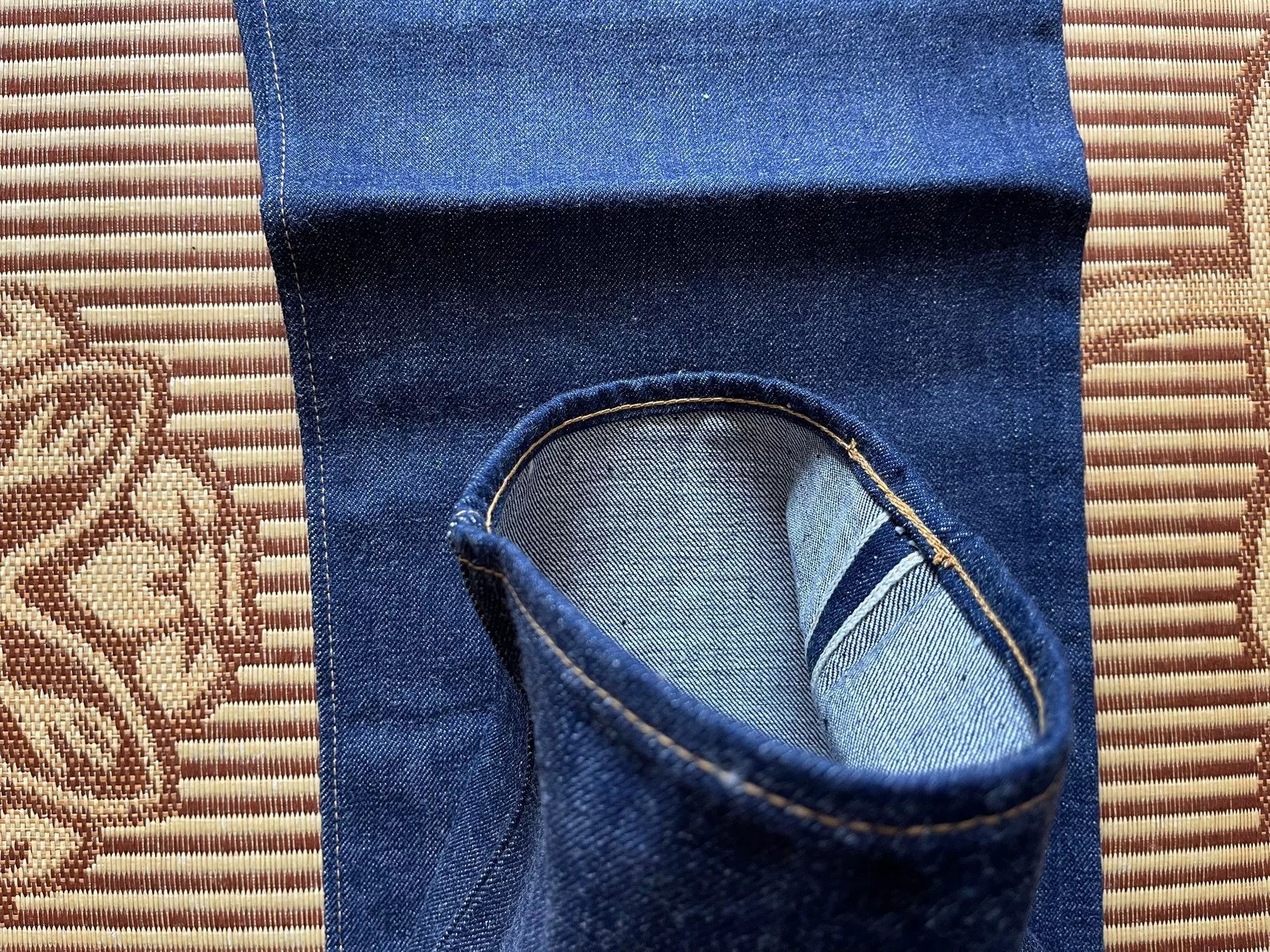 Warehouse & Co. Warehouse 1003 Blue Denim Jeans Size US 34 / EU 50 - 9 Thumbnail