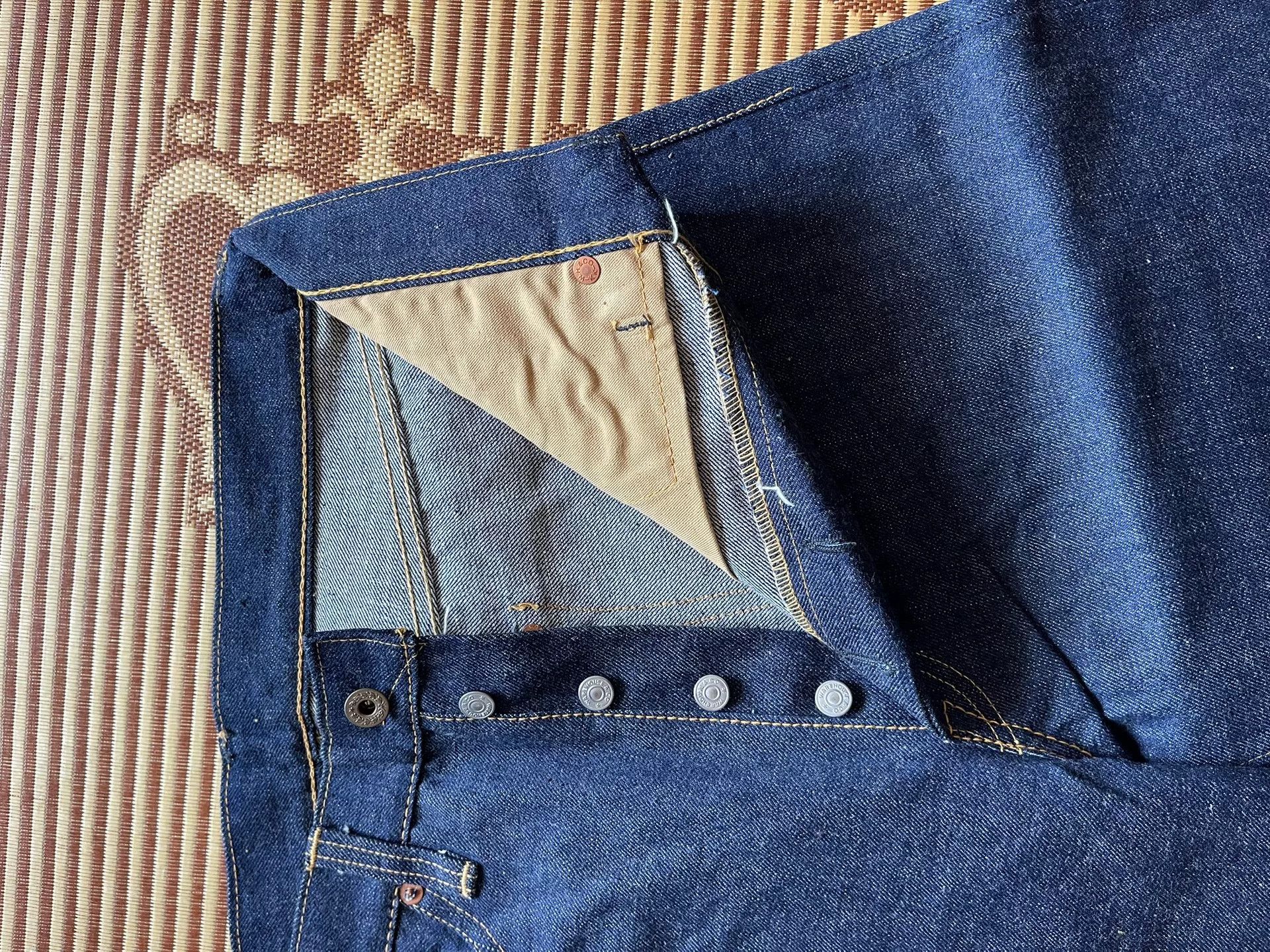 Warehouse & Co. Warehouse 1003 Blue Denim Jeans Size US 34 / EU 50 - 5 Thumbnail
