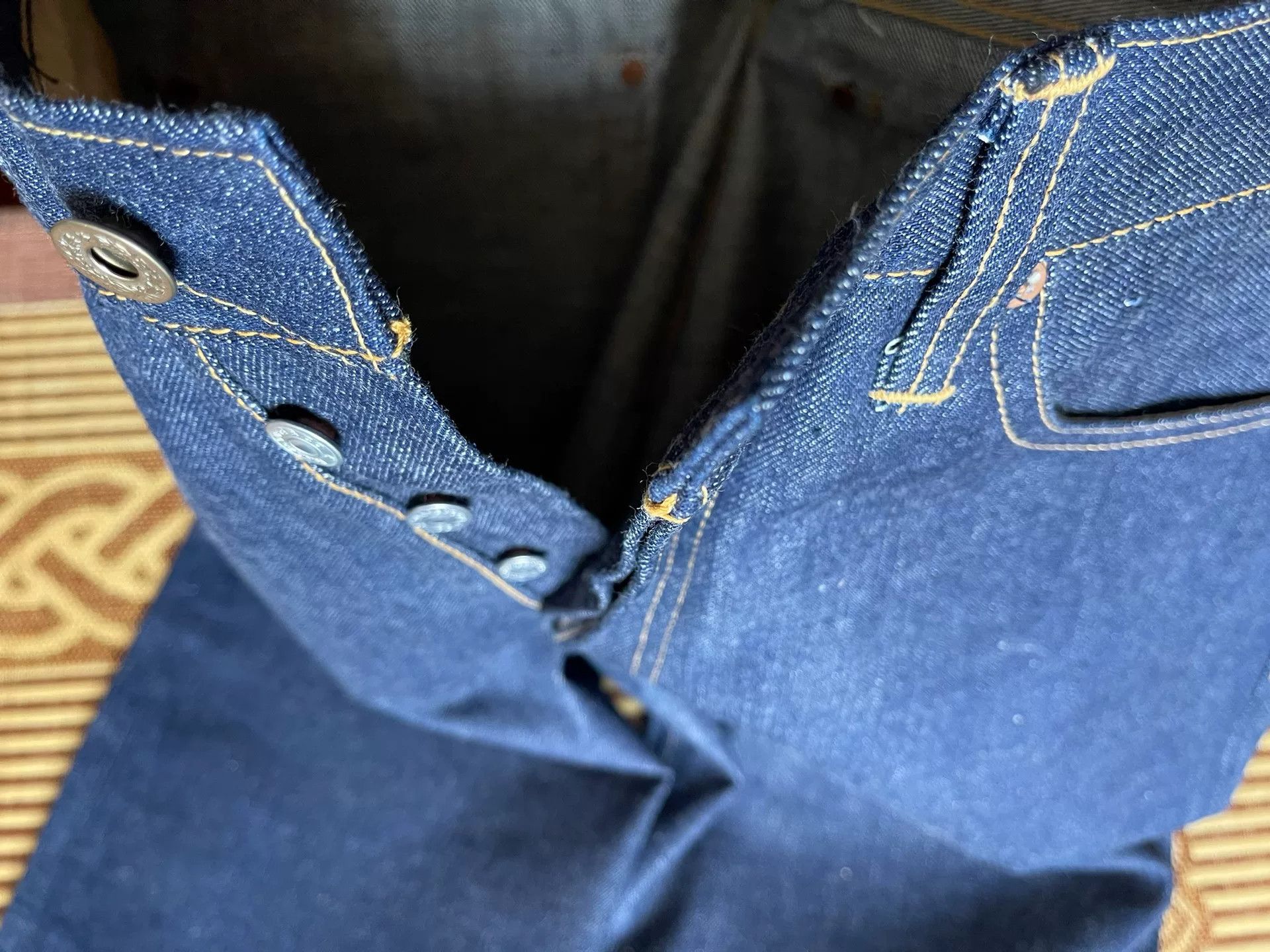 Warehouse & Co. Warehouse 1003 Blue Denim Jeans Size US 34 / EU 50 - 8 Thumbnail