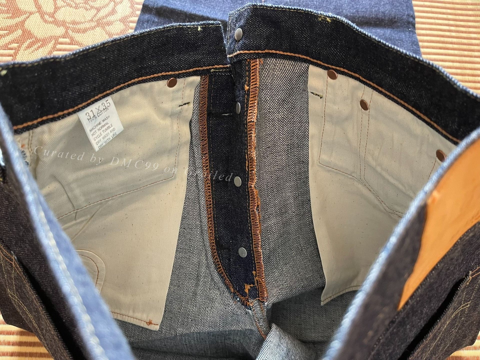 Evisu Fortune Evis No.2 Denim Jeans W31 Size US 32 / EU 48 - 6 Thumbnail