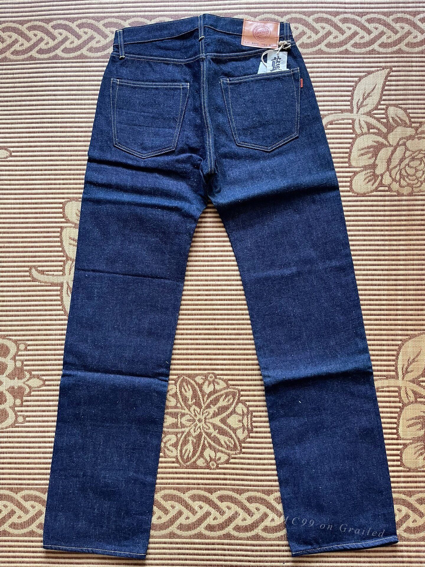 OMNIGOD Omnigod 5000 Natural Indigo Dyed Jeans W31 Size US 31 - 4 Thumbnail
