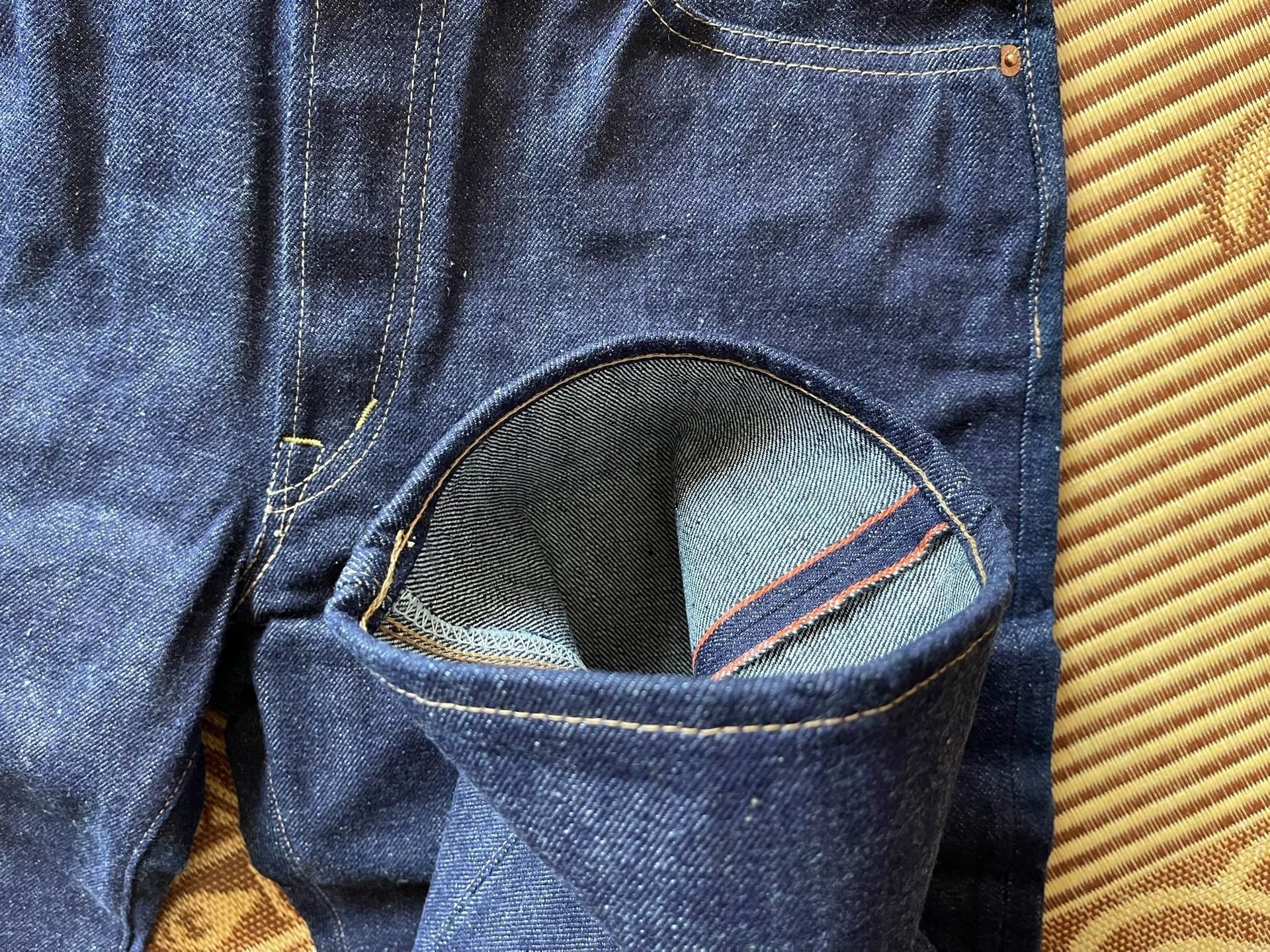 OMNIGOD Omnigod 5000 Natural Indigo Dyed Jeans W31 Size US 31 - 8 Thumbnail