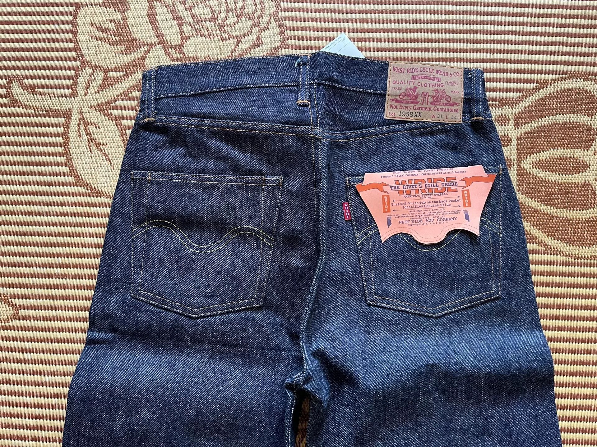 Other West Ride Western River 1958xx Biker Pants Size US 31 - 4 Thumbnail