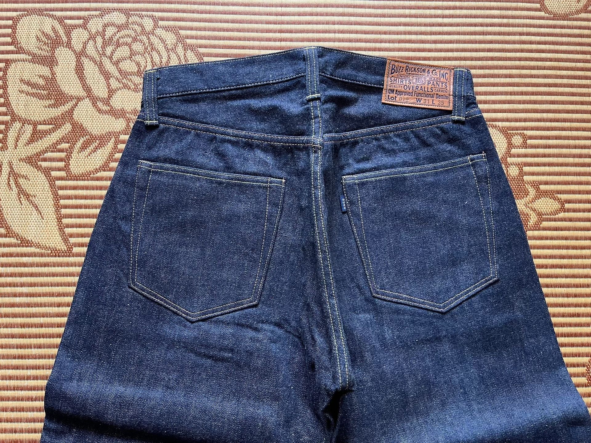 Buzz Rickson's Buzz Rickson M43019 Denim Jeans Size US 31 - 4 Thumbnail