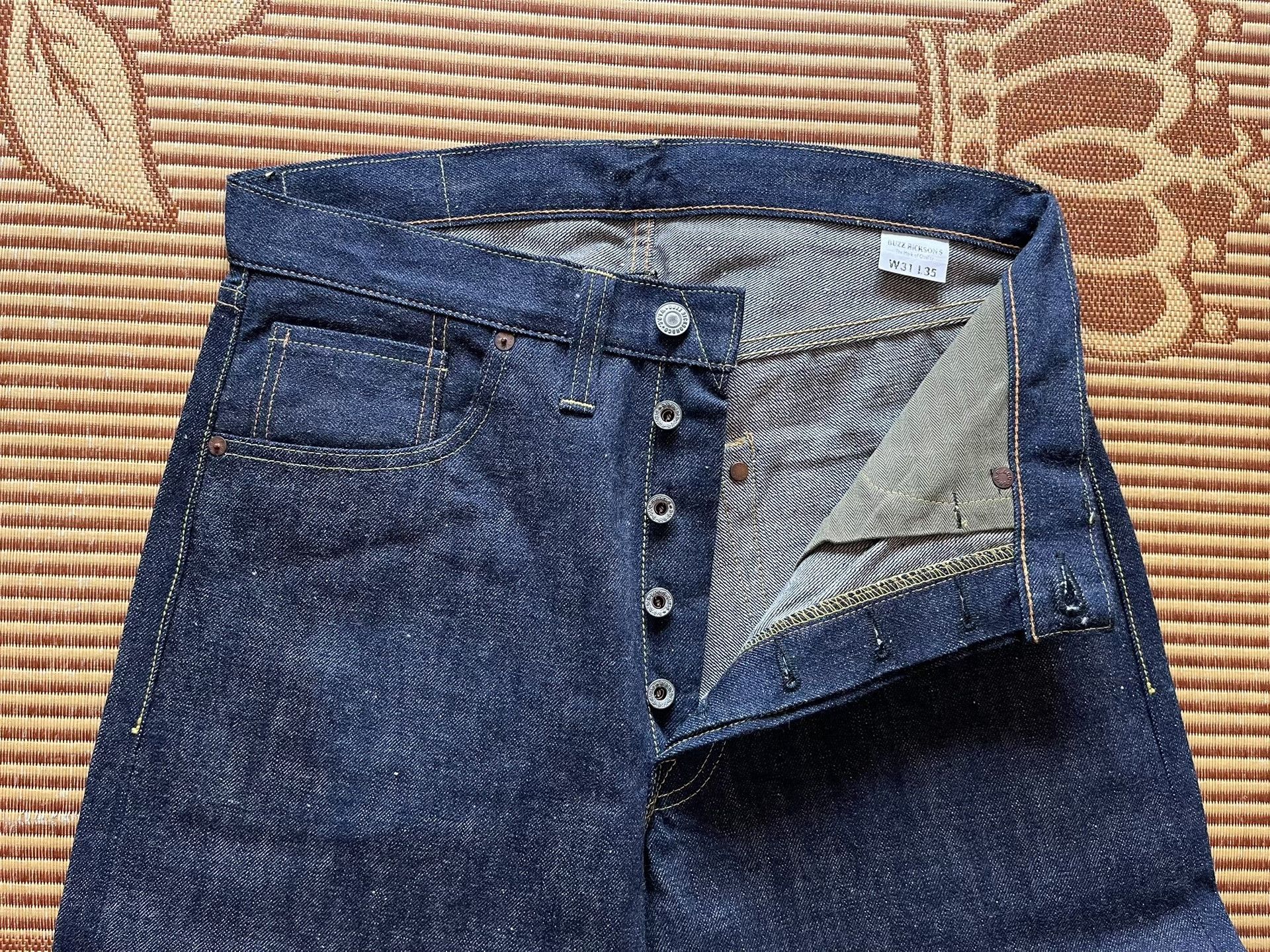 Buzz Rickson's Buzz Rickson M43019 Denim Jeans Size US 31 - 5 Thumbnail