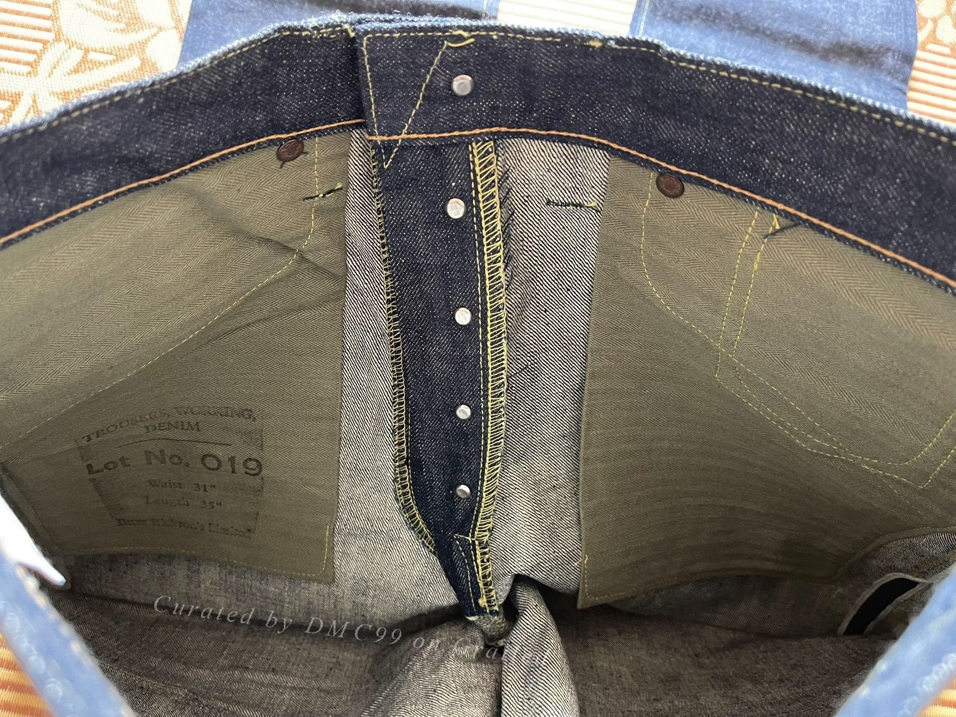 Buzz Rickson's Buzz Rickson M43019 Denim Jeans Size US 31 - 6 Thumbnail
