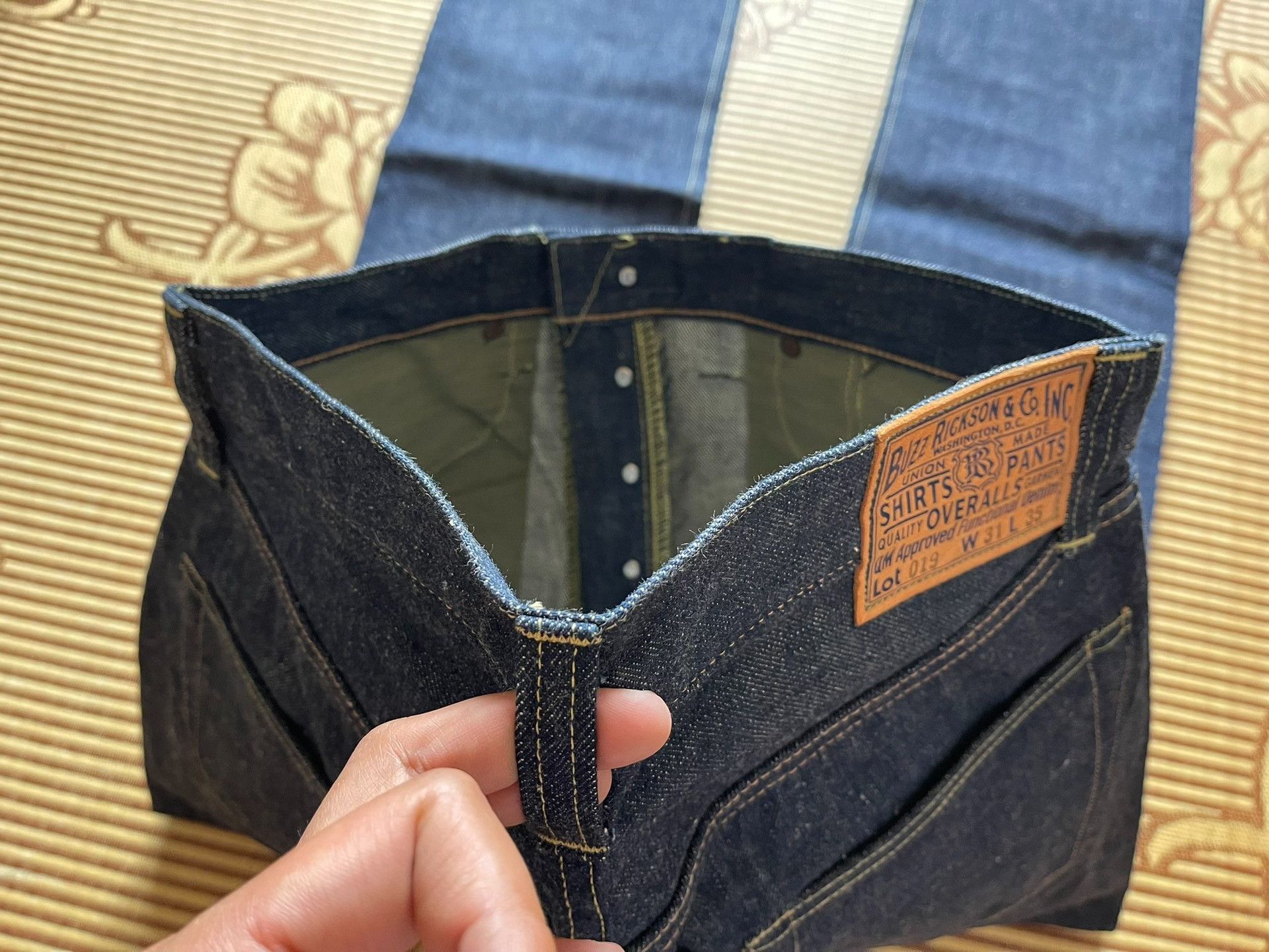 Buzz Rickson's Buzz Rickson M43019 Denim Jeans Size US 31 - 7 Thumbnail