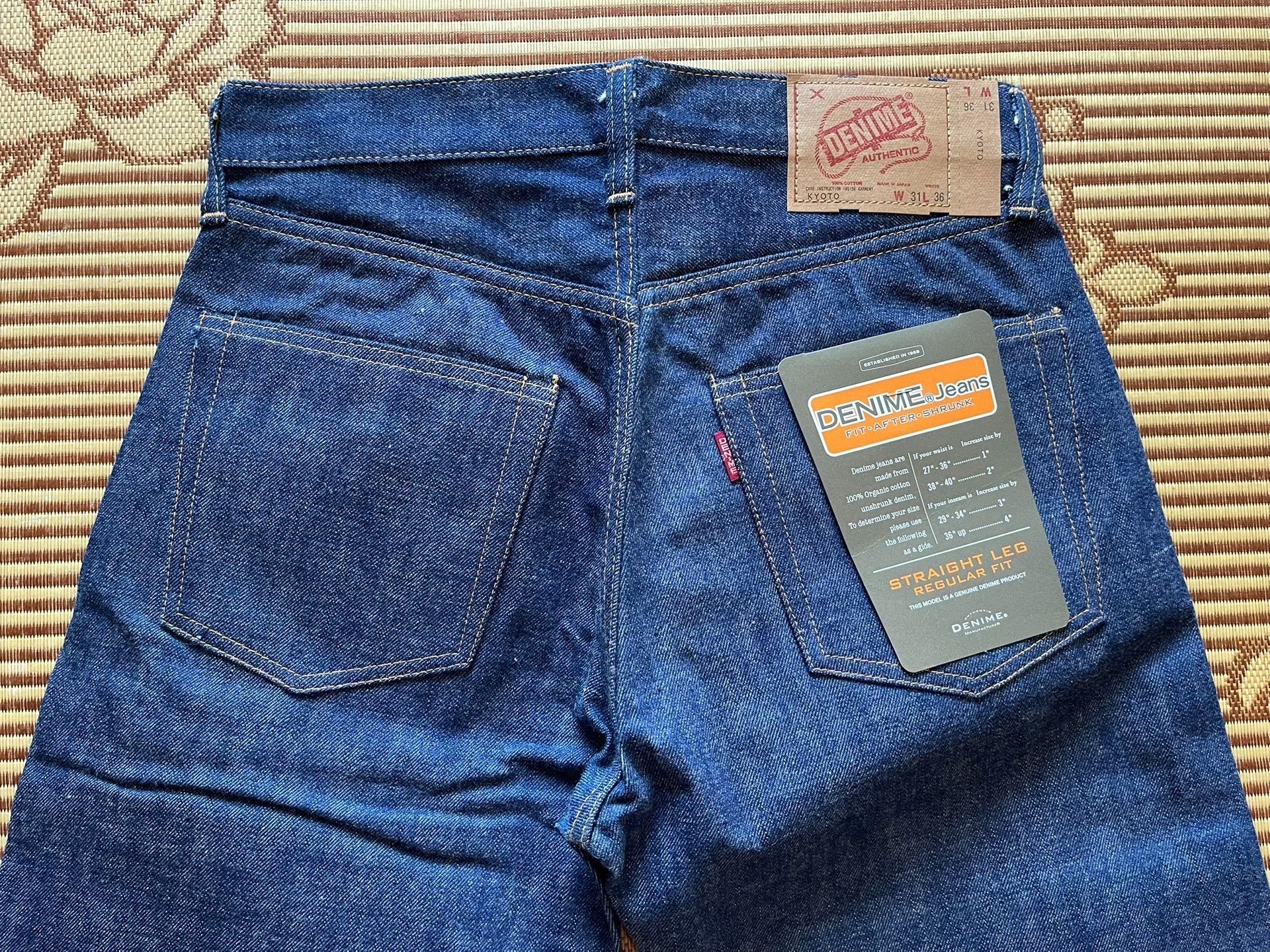 Denime Denime Kyoto Limited 66501 Jeans W31L36 Size US 31 - 4 Thumbnail