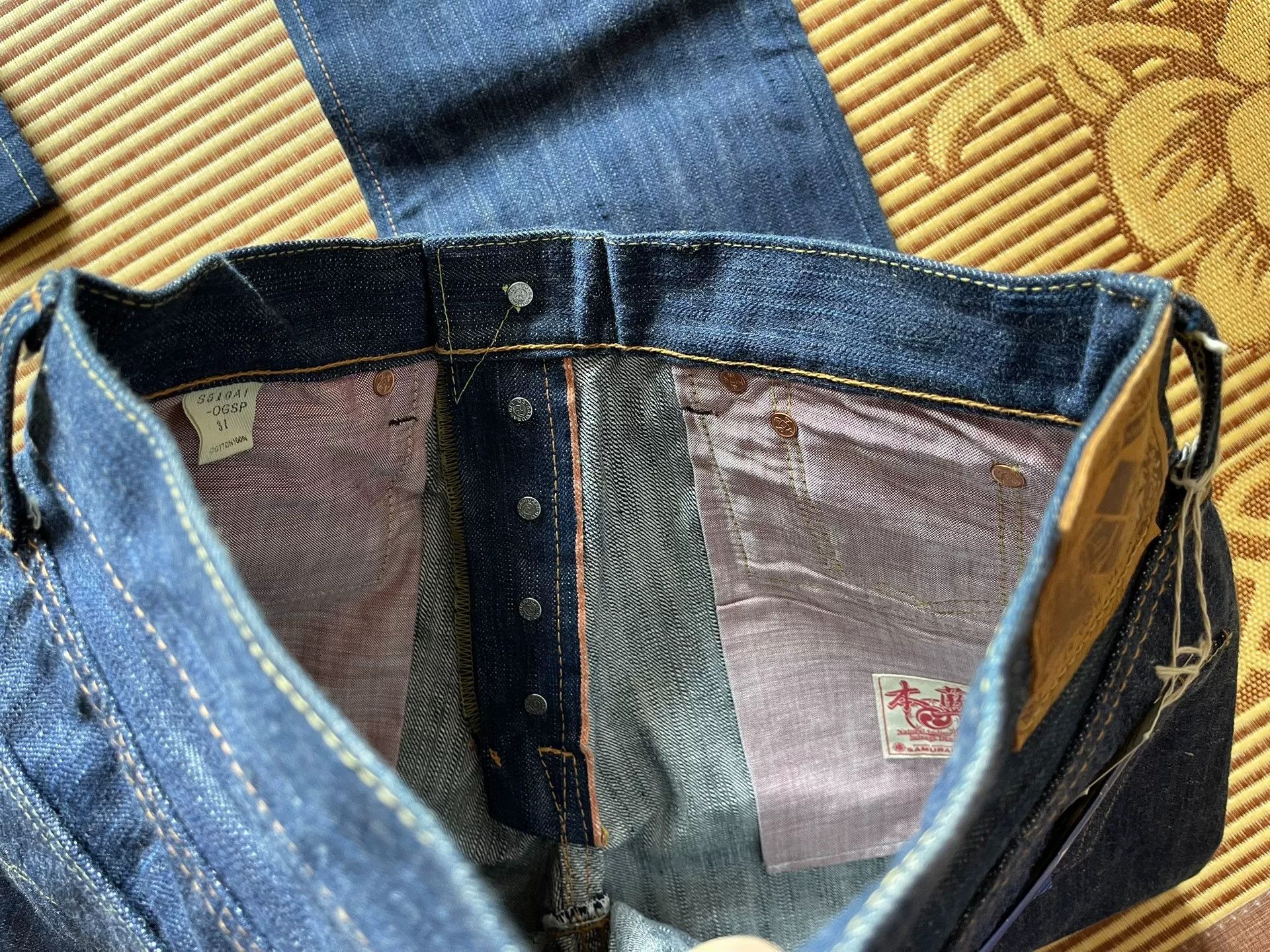 Samurai Jeans Samurai 17oz S510AI-OGSP Jeans Size US 31 - 7 Thumbnail
