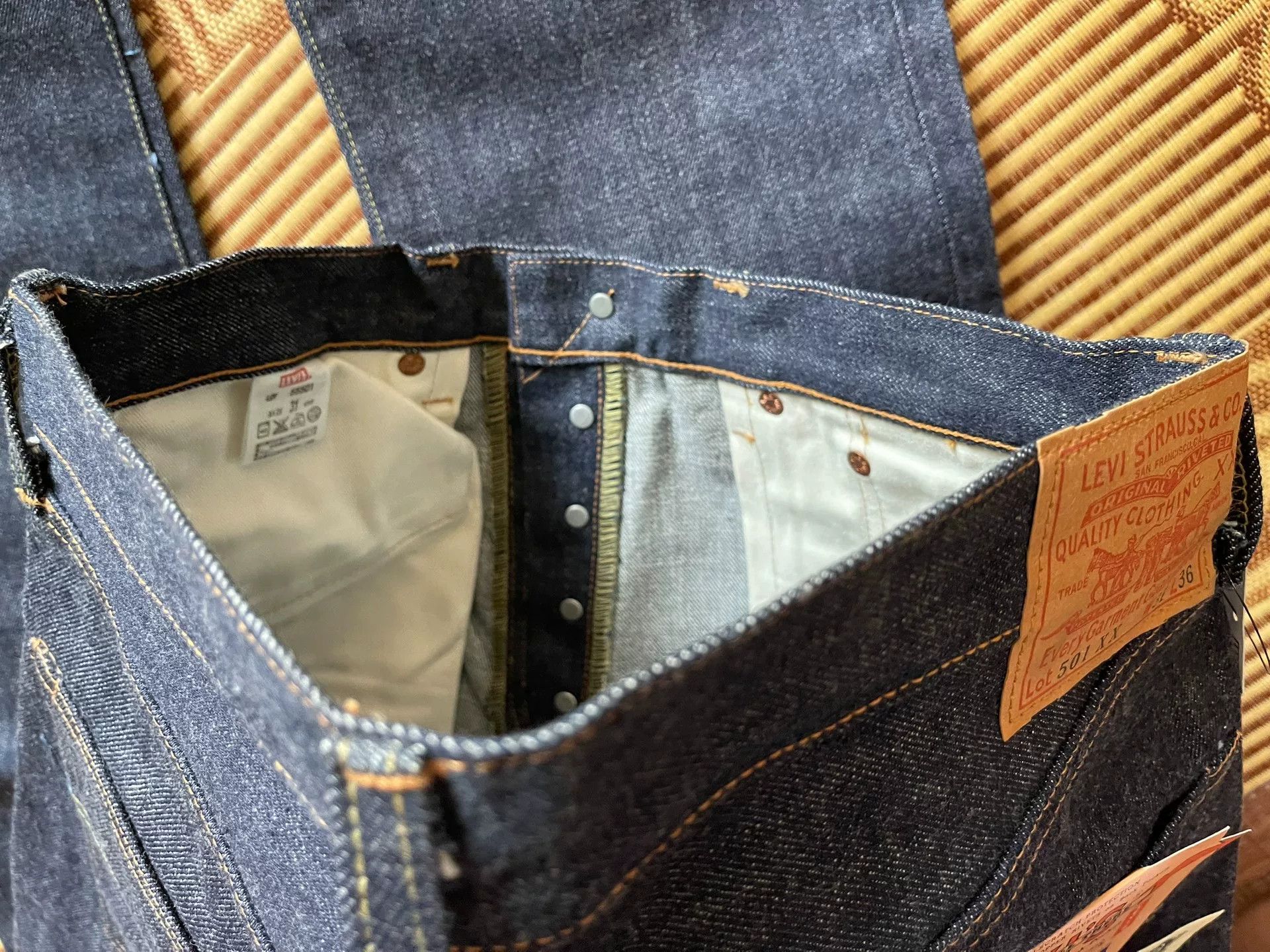Levi's Vintage Clothing Levi's LVC 501XX 1955 Denim Jeans Size US 31 - 7 Thumbnail