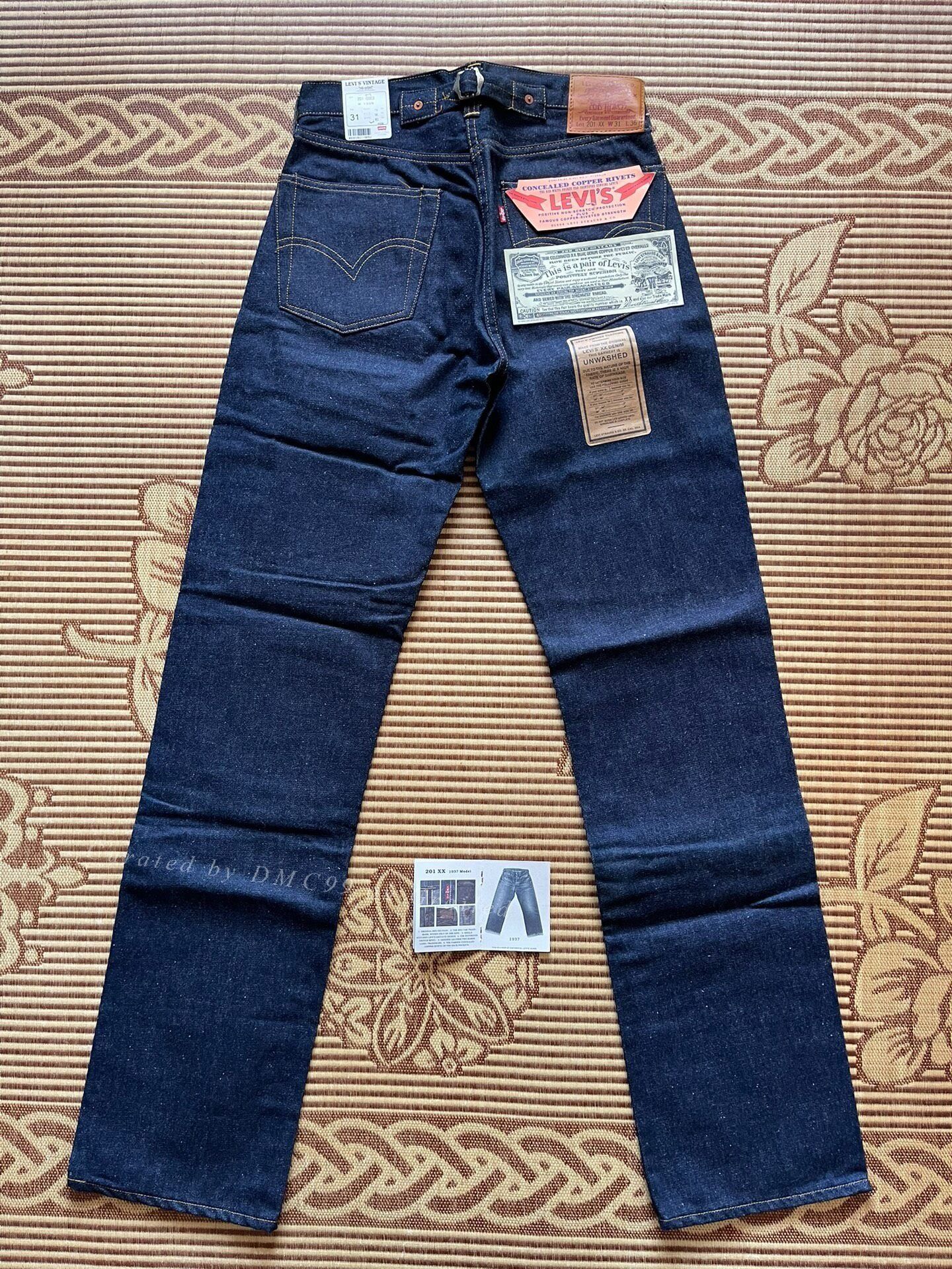 Levi's Vintage Clothing Levi's LVC 555 1937 Denim Jeans Size US 31 - 3 Thumbnail