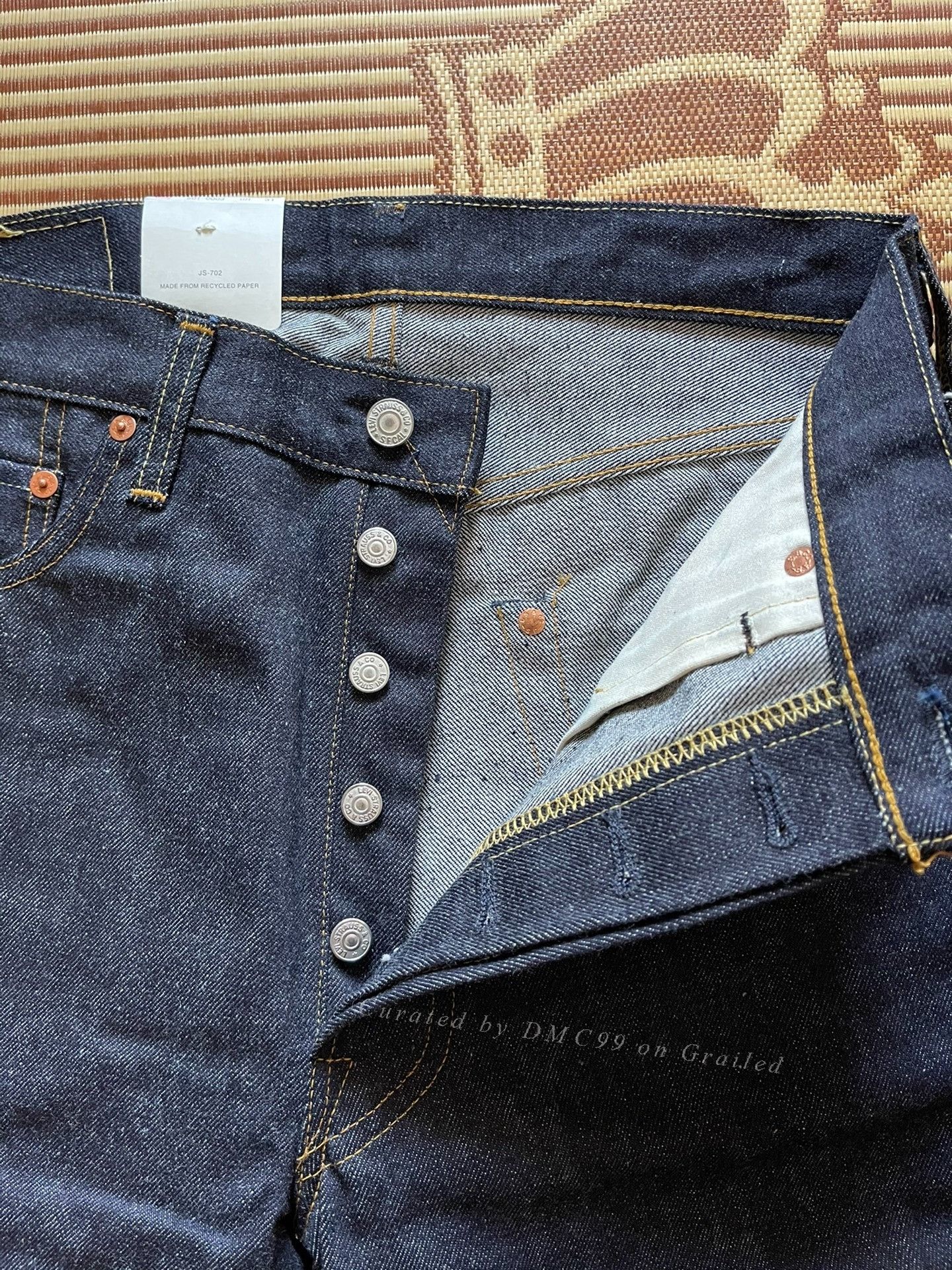 Levi's Vintage Clothing Levi's LVC 501XX Raw Denim Jeans Size US 32 / EU 48 - 5 Thumbnail
