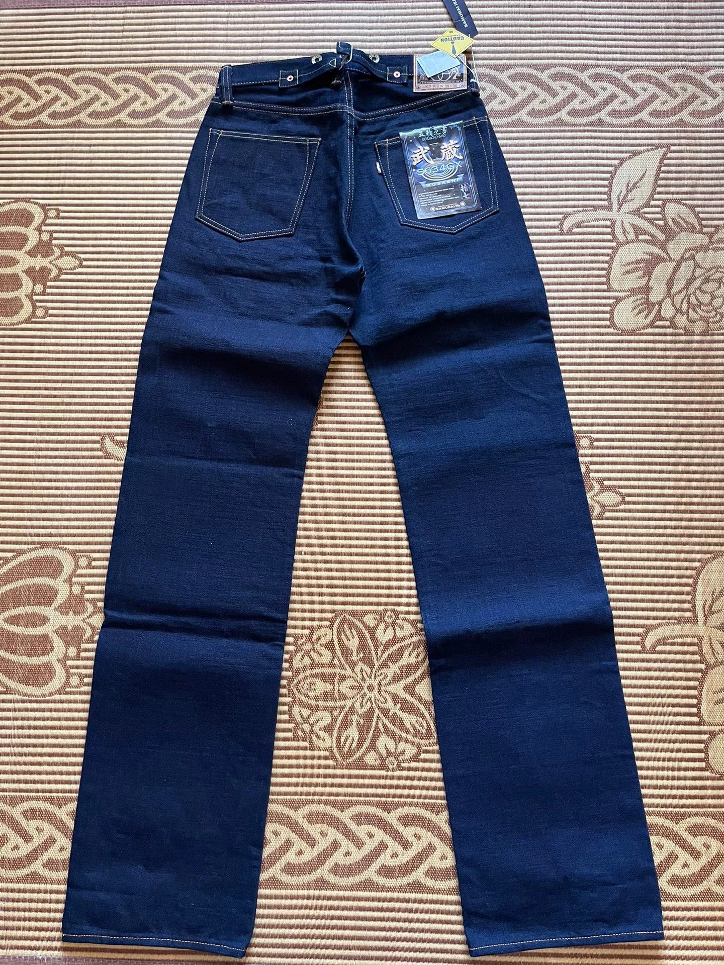 Samurai Jeans Samurai Jeans 17oz Natural Indigo Raw Denim Size US 32 / EU 48 - 3 Thumbnail
