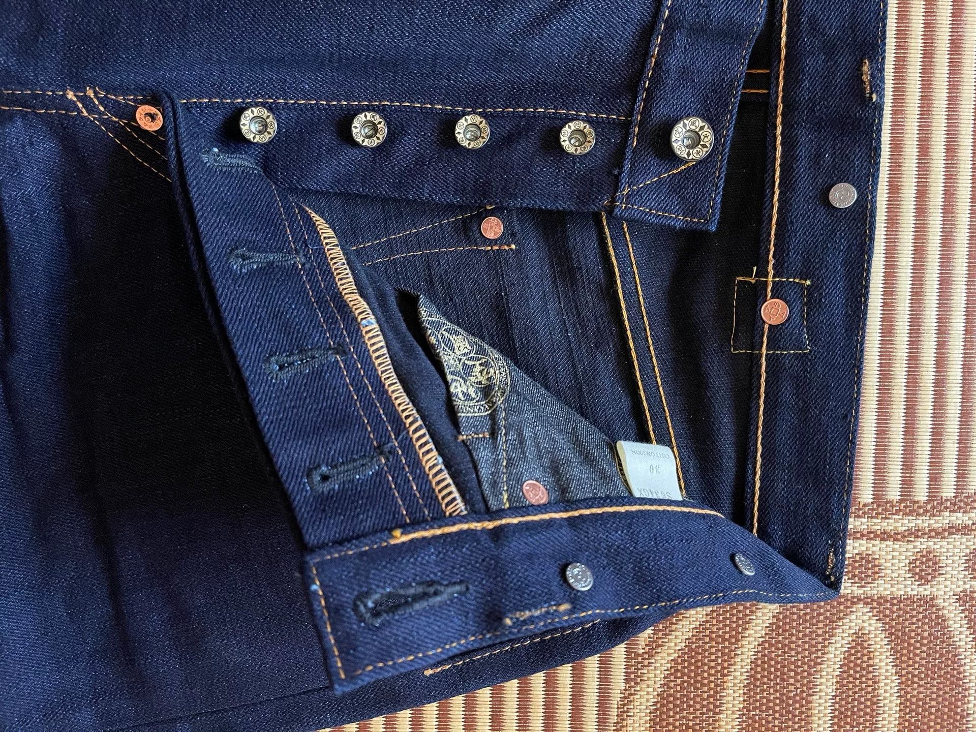 Samurai Jeans Samurai Jeans 17oz Natural Indigo Raw Denim Size US 32 / EU 48 - 7 Thumbnail
