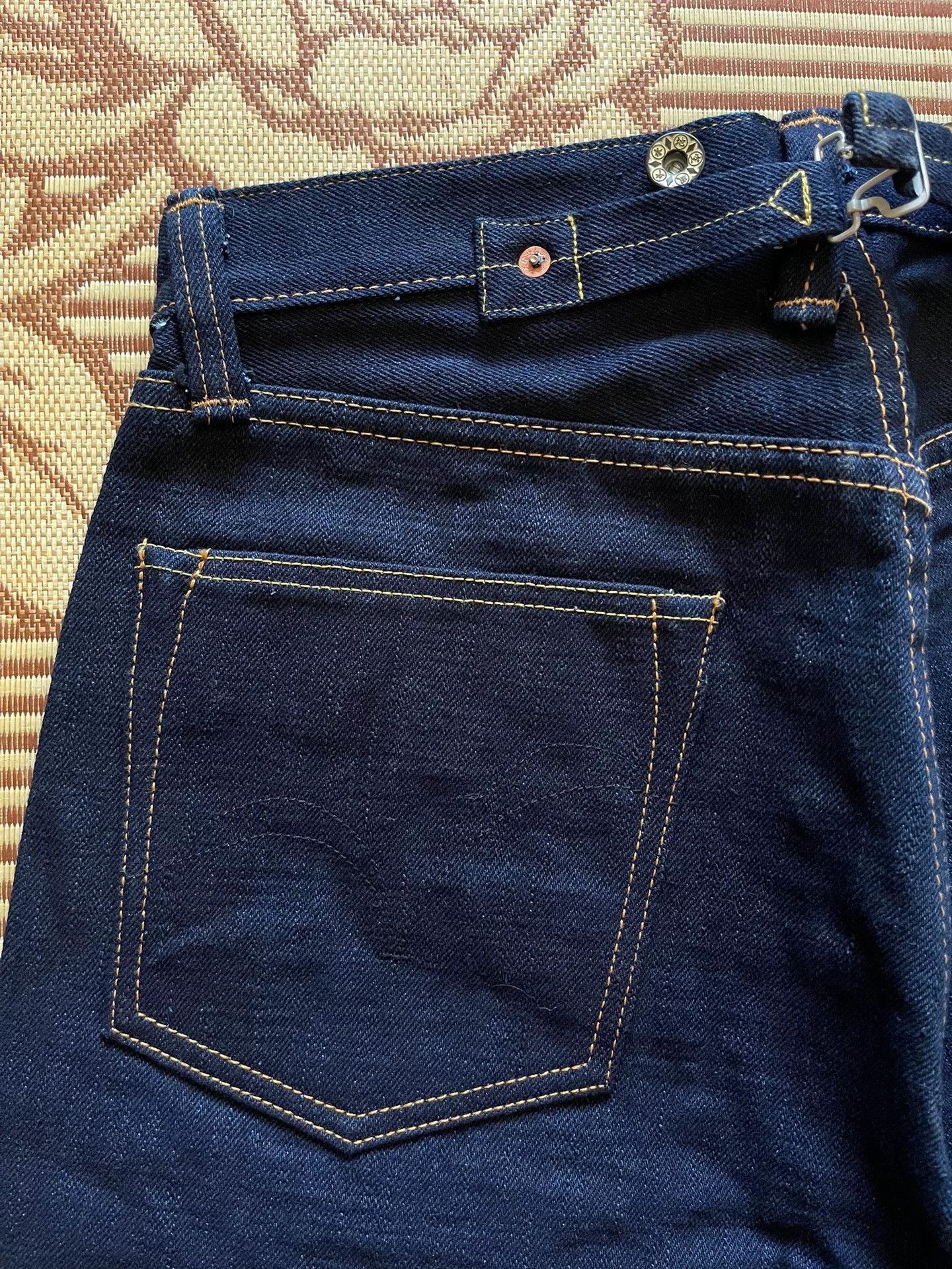 Samurai Jeans Samurai Jeans 17oz Natural Indigo Raw Denim Size US 32 / EU 48 - 4 Thumbnail