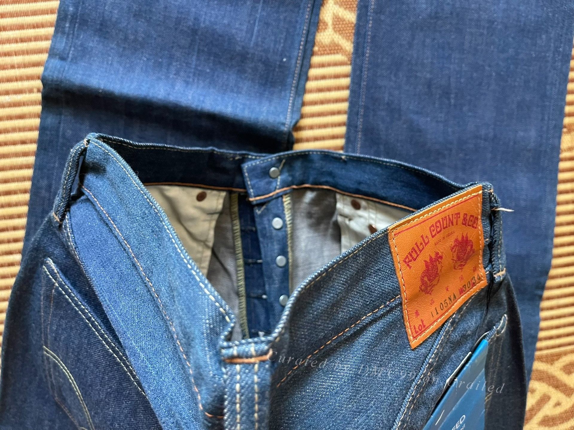 Full Count & Co. Fullcount 1105NA Natural Indigo Jeans Size US 30 / EU 46 - 6 Thumbnail