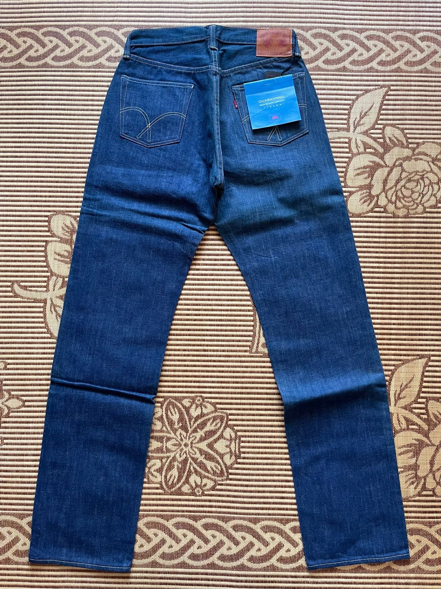 Full Count & Co. Fullcount 1105NA Natural Indigo Jeans Size US 30 / EU 46 - 3 Thumbnail