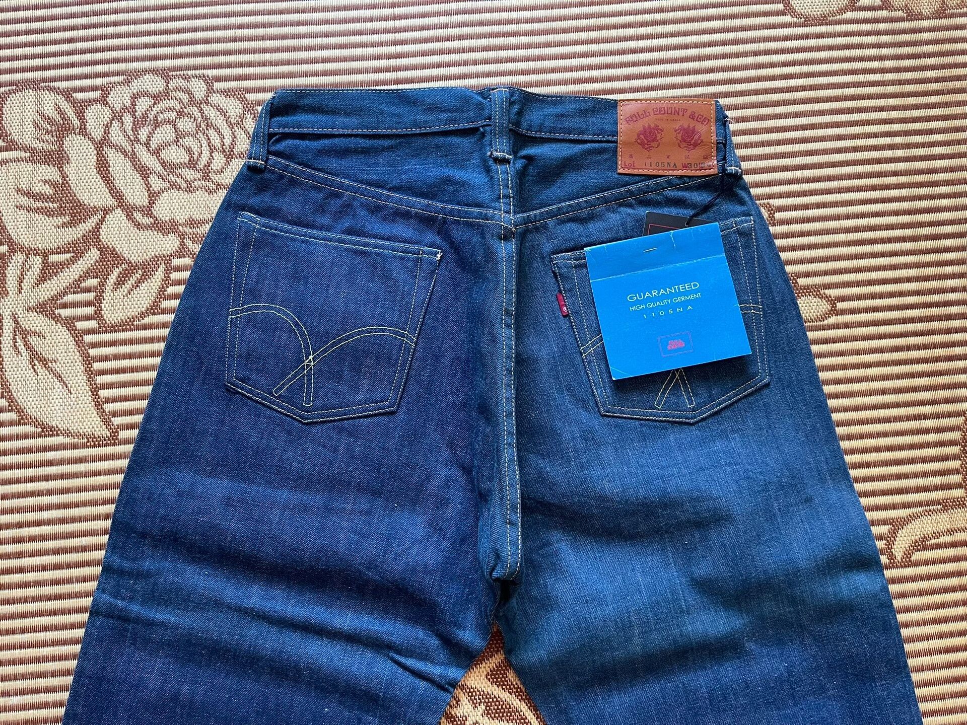 Full Count & Co. Fullcount 1105NA Natural Indigo Jeans Size US 30 / EU 46 - 4 Thumbnail