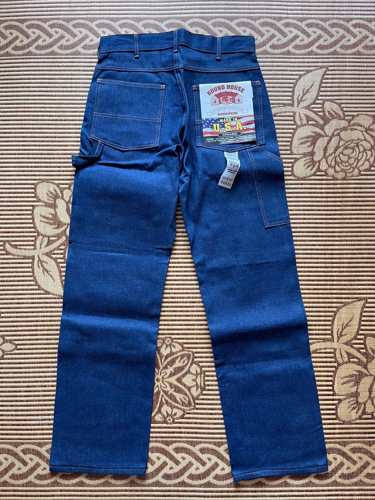 Other Round House 101 Cotton Loose Straight Jeans Size US 33 - 3 Thumbnail