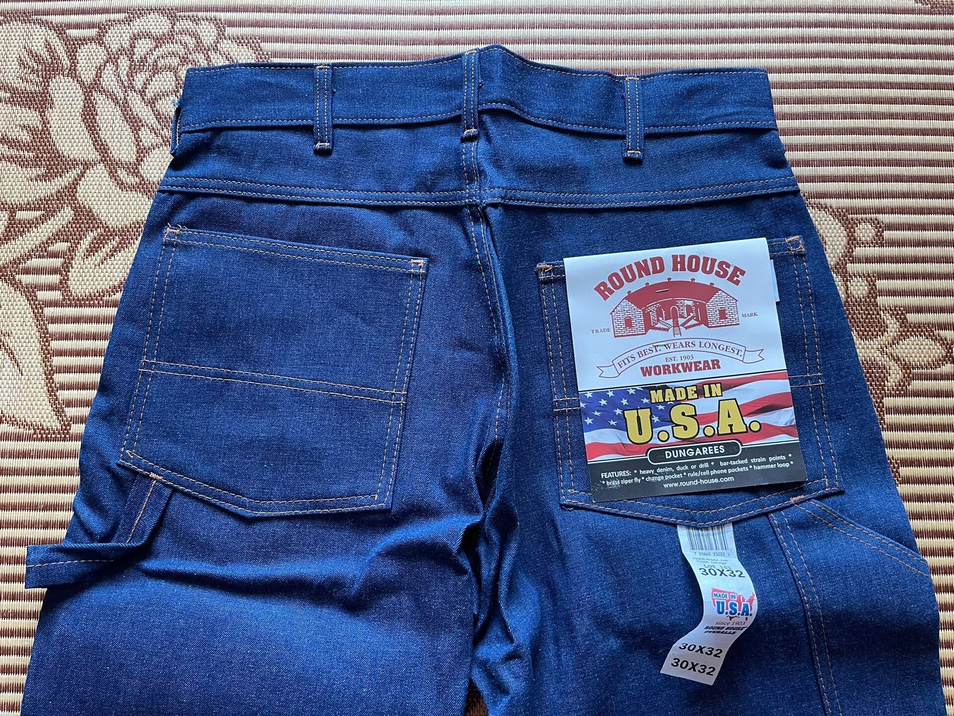 Other Round House 101 Cotton Loose Straight Jeans Size US 33 - 4 Thumbnail