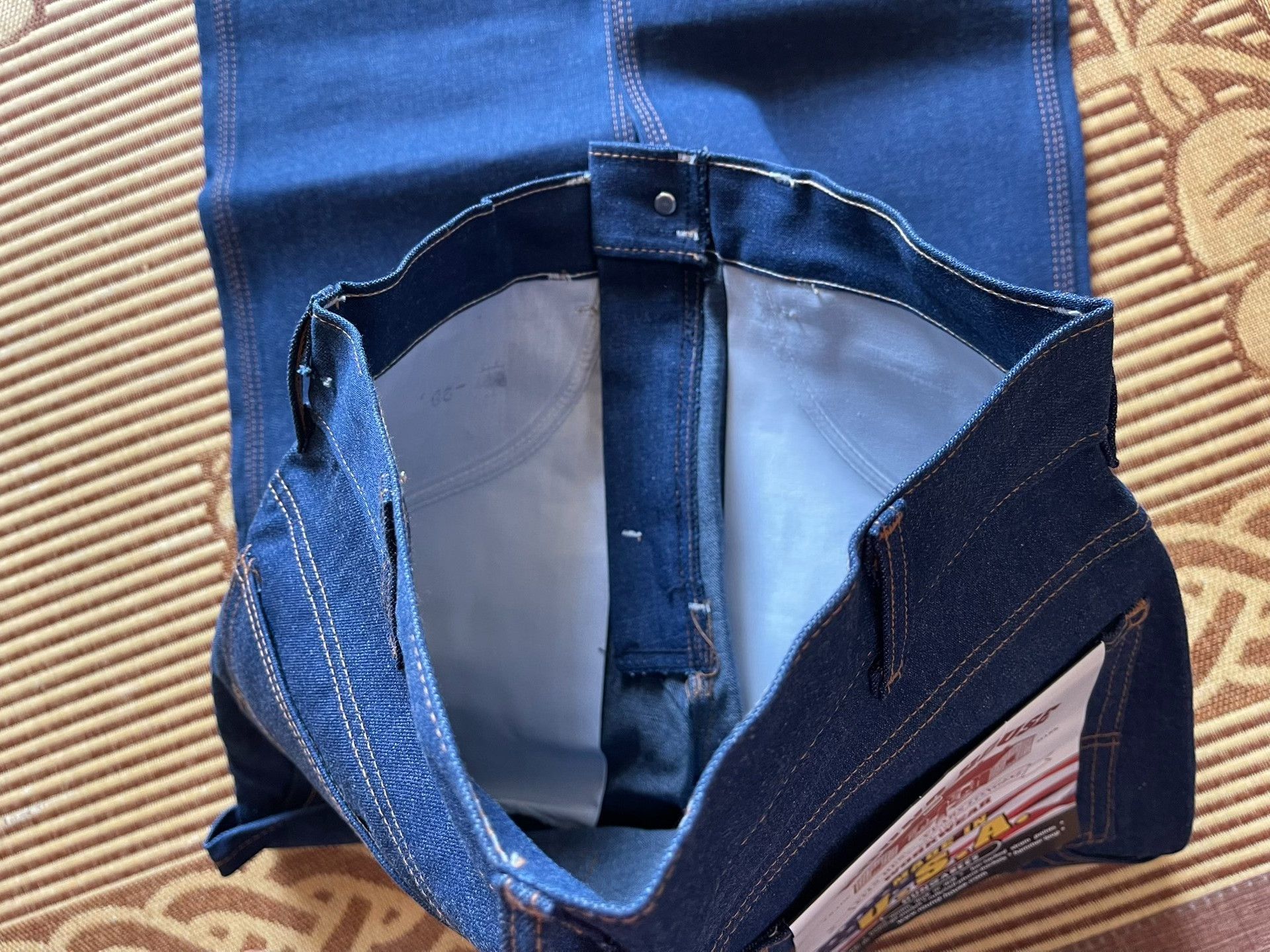 Other Round House 101 Cotton Loose Straight Jeans Size US 33 - 7 Thumbnail