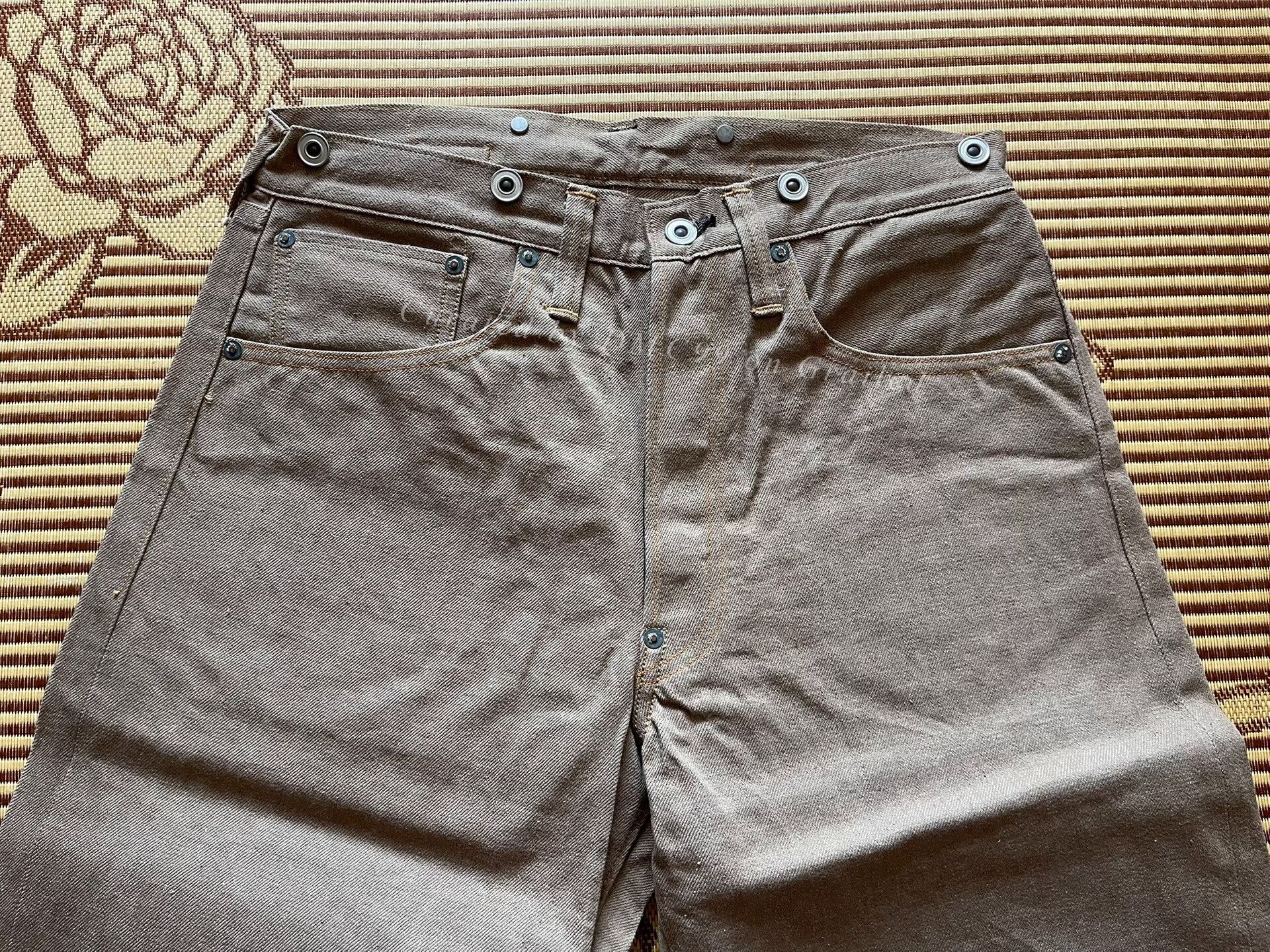 Warehouse & Co. Warehouse Heller's Cafe 1922 Khaki Jeans W30 Size US 30 / EU 46 - 3 Thumbnail