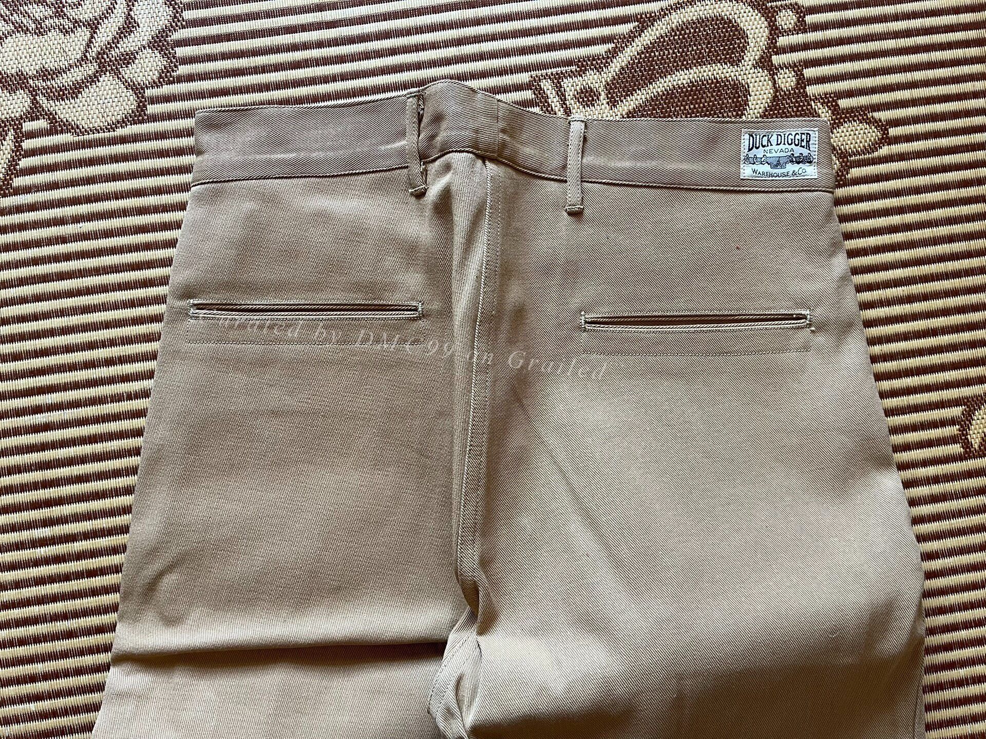 Warehouse & Co. Warehouse Duck Digger Khaki Casual Pants Size US 32 / EU 48 - 5 Thumbnail