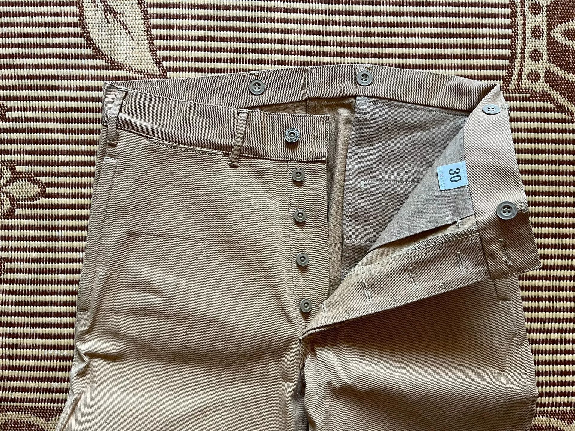 Warehouse & Co. Warehouse Duck Digger Khaki Casual Pants Size US 32 / EU 48 - 6 Thumbnail
