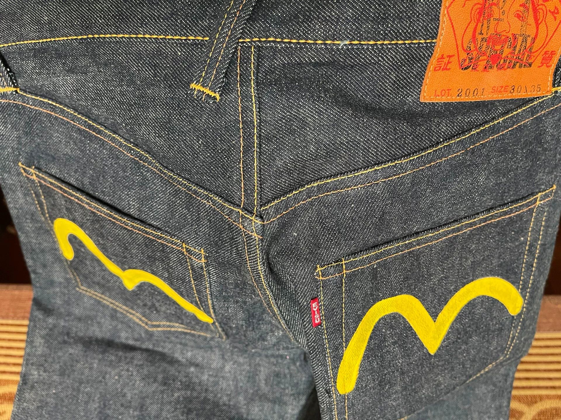 Evisu Evisu No.1 2001 Black Ear Jeans W30L35 Size US 30 / EU 46 - 8 Thumbnail