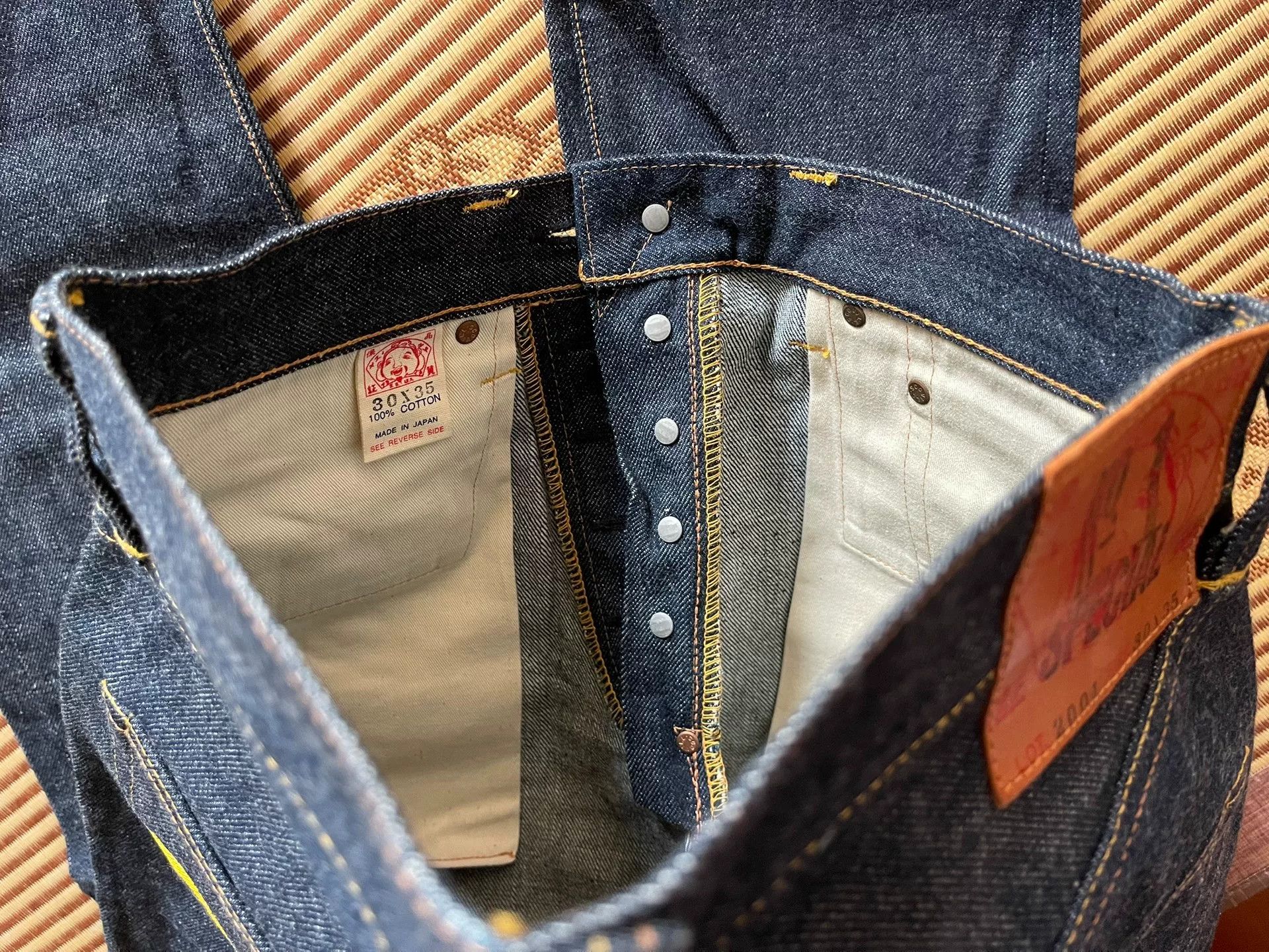 Evisu Evisu No.1 2001 Black Ear Jeans W30L35 Size US 30 / EU 46 - 7 Thumbnail