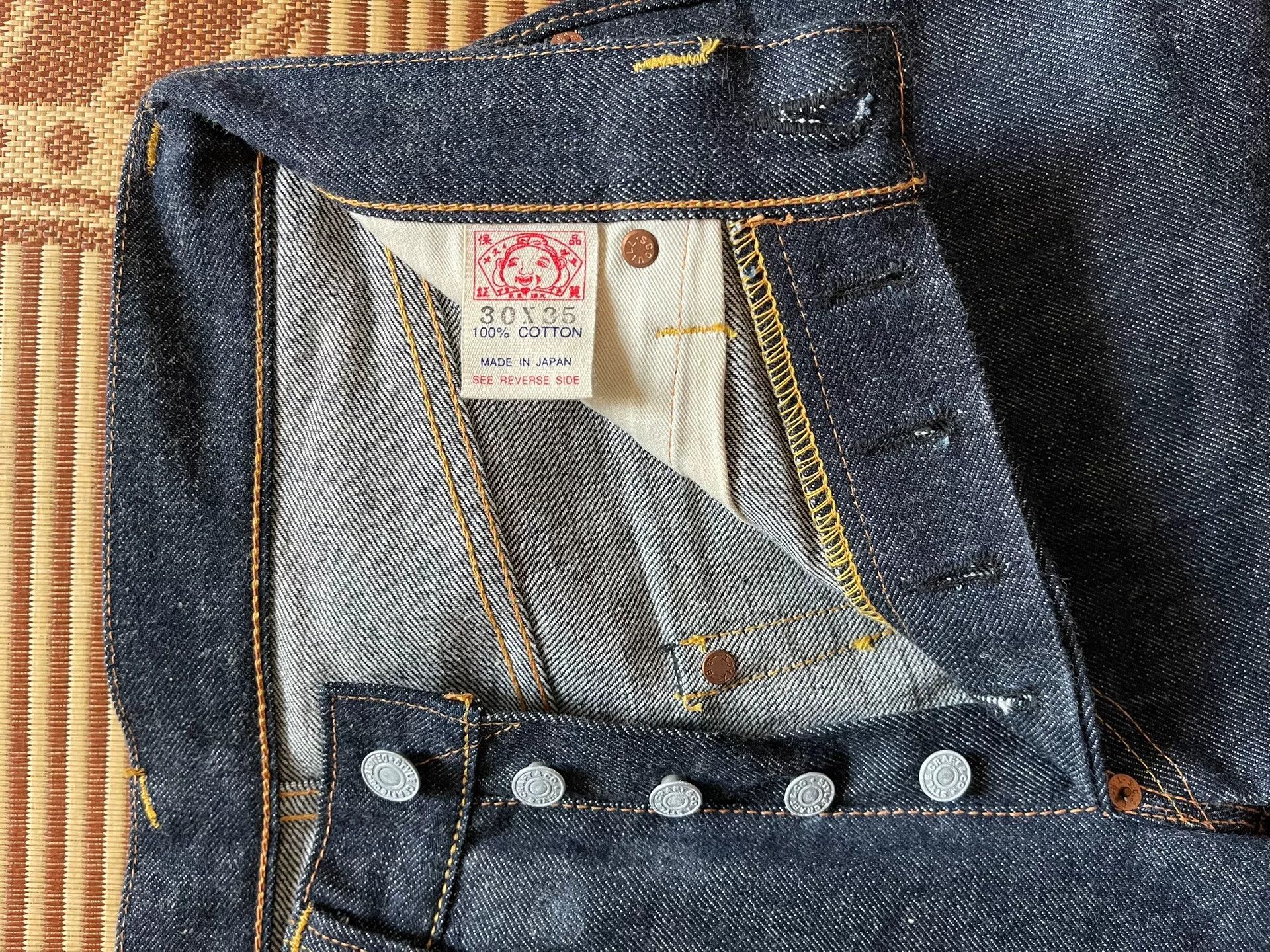 Evisu Evisu No.1 2001 Black Ear Jeans W30L35 Size US 30 / EU 46 - 6 Thumbnail