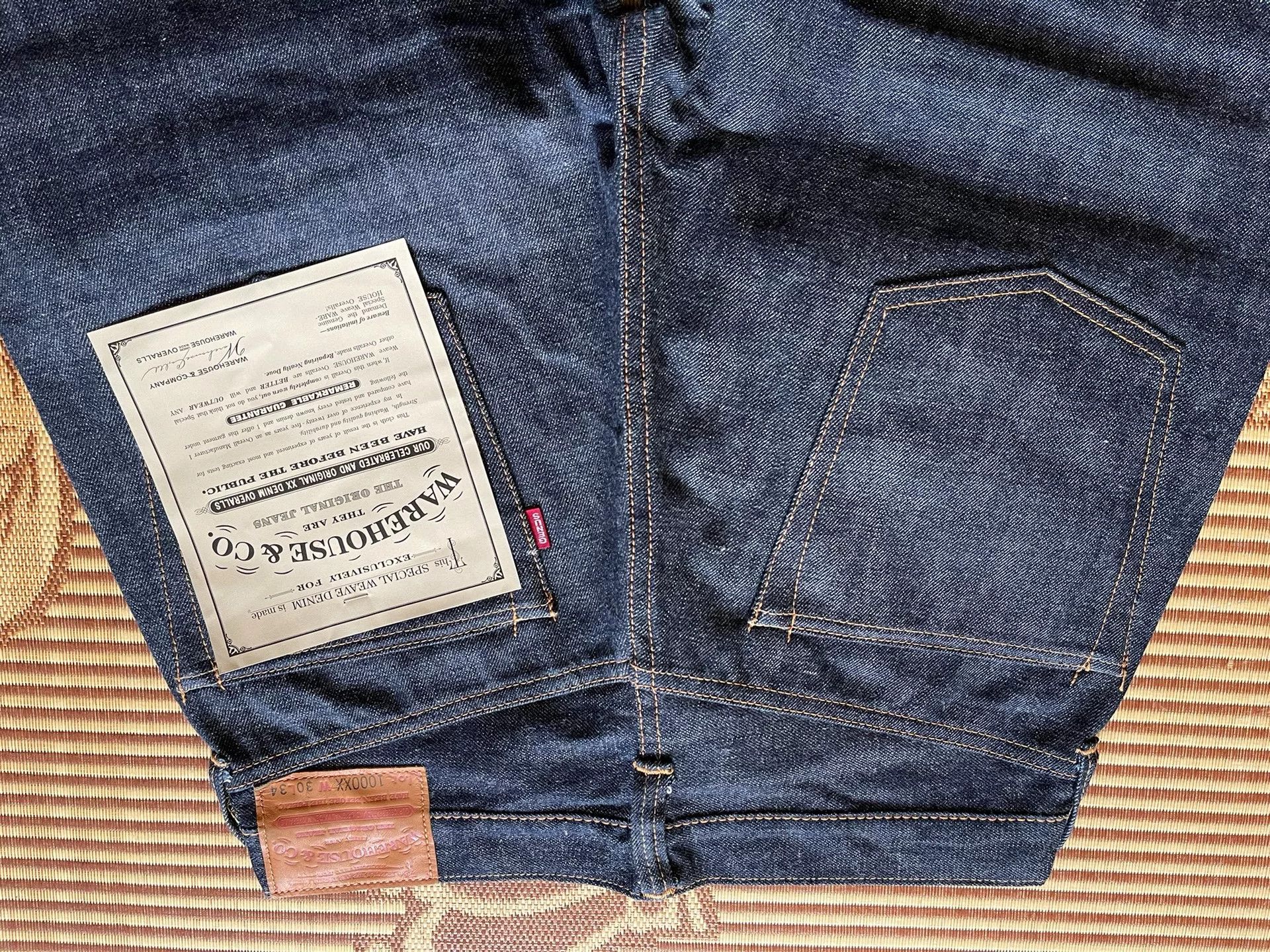 Warehouse & Co. Warehouse 1000xx Raw Denim Jeans Size US 40 / EU 56 - 4 Thumbnail