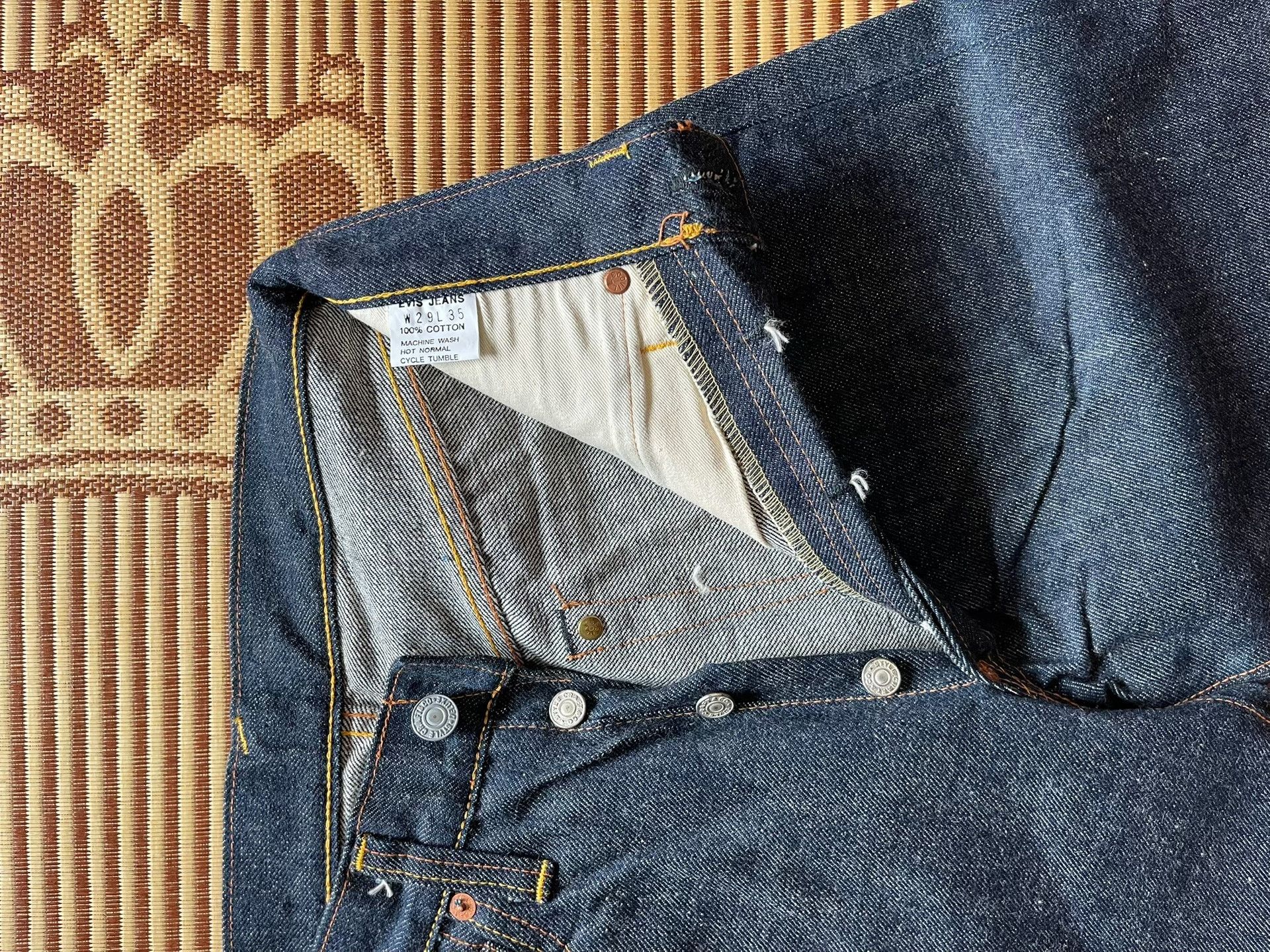 Evisu Evis No.1 2501RXX Black Ear Jeans W29 Size US 29 - 5 Thumbnail