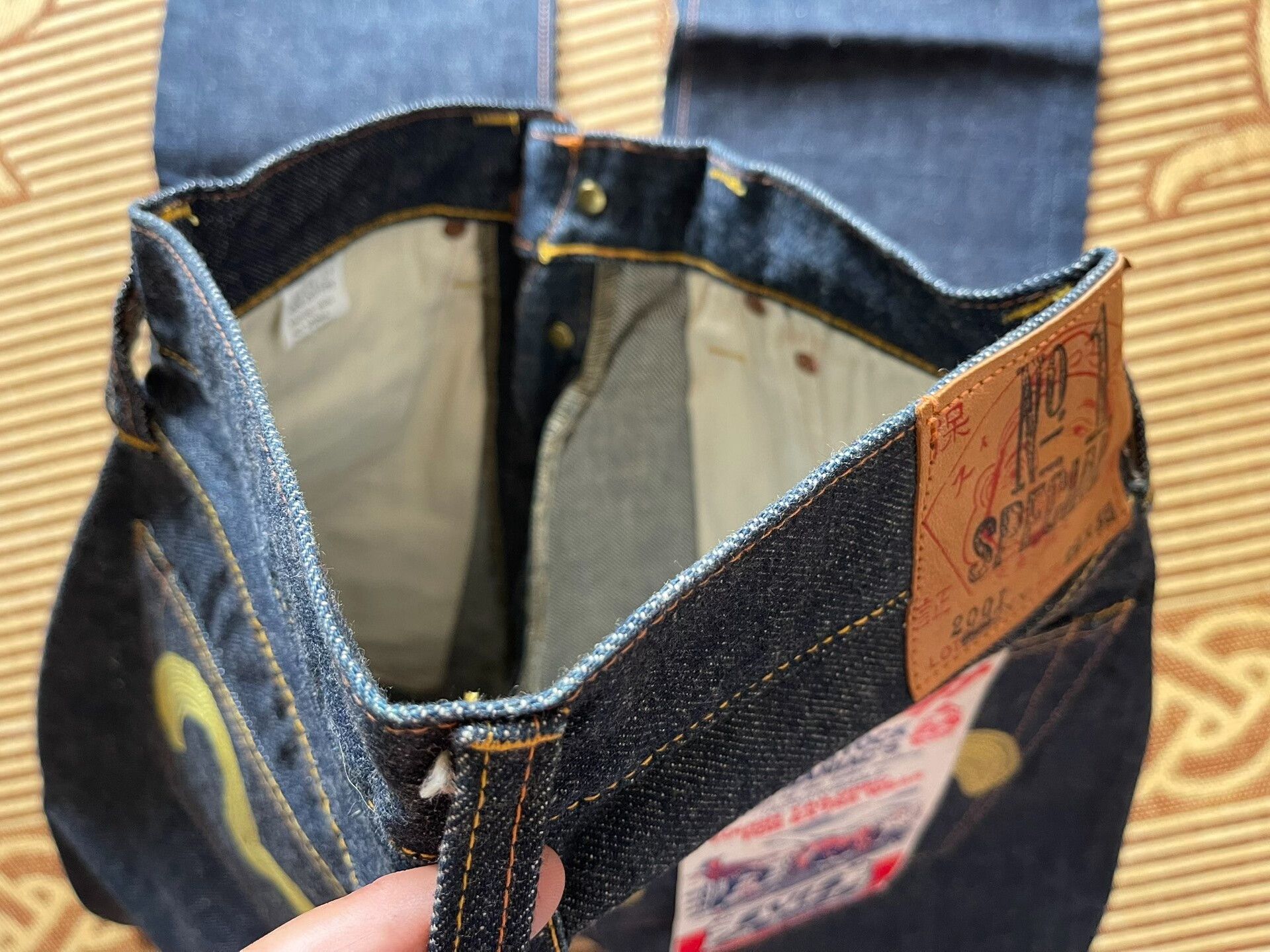 Evisu Evis No.1 2501RXX Black Ear Jeans W29 Size US 29 - 6 Thumbnail
