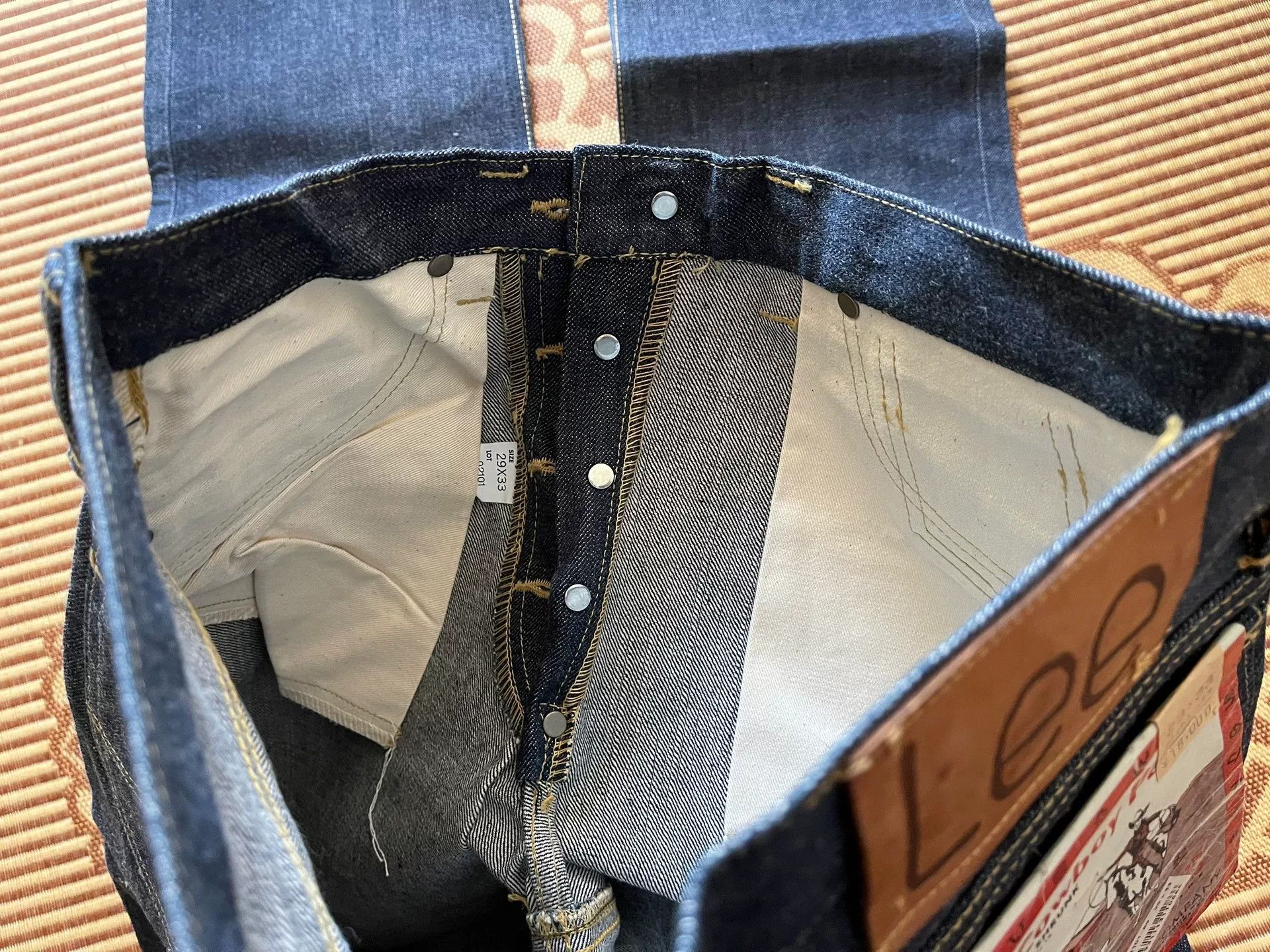 Lee Edwin Lee 101b 1942 Reissue Jeans Size US 30 / EU 46 - 6 Thumbnail