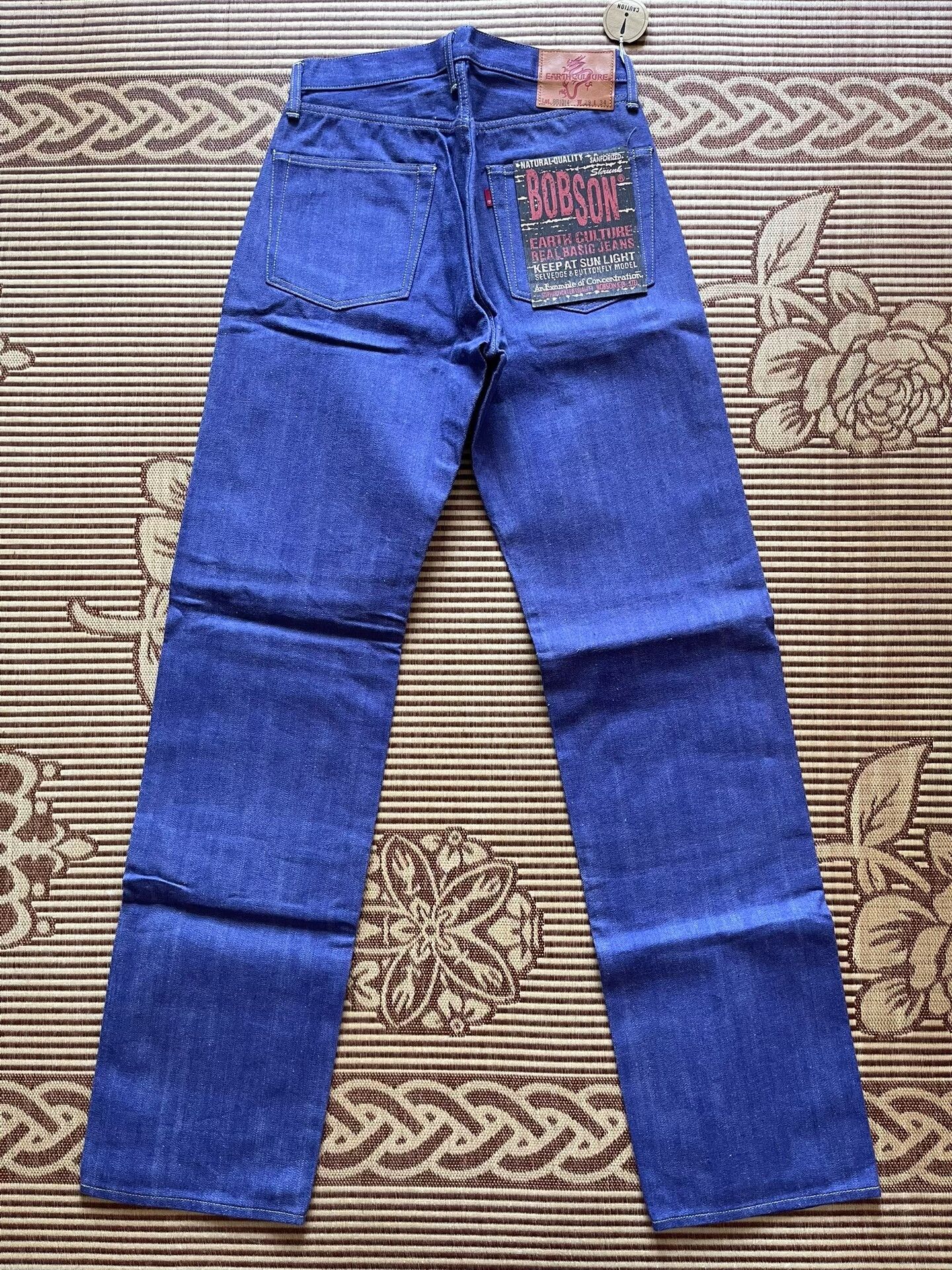Other Bobson RR1014 Purple Dyed Jeans W29 Size US 29 - 3 Thumbnail
