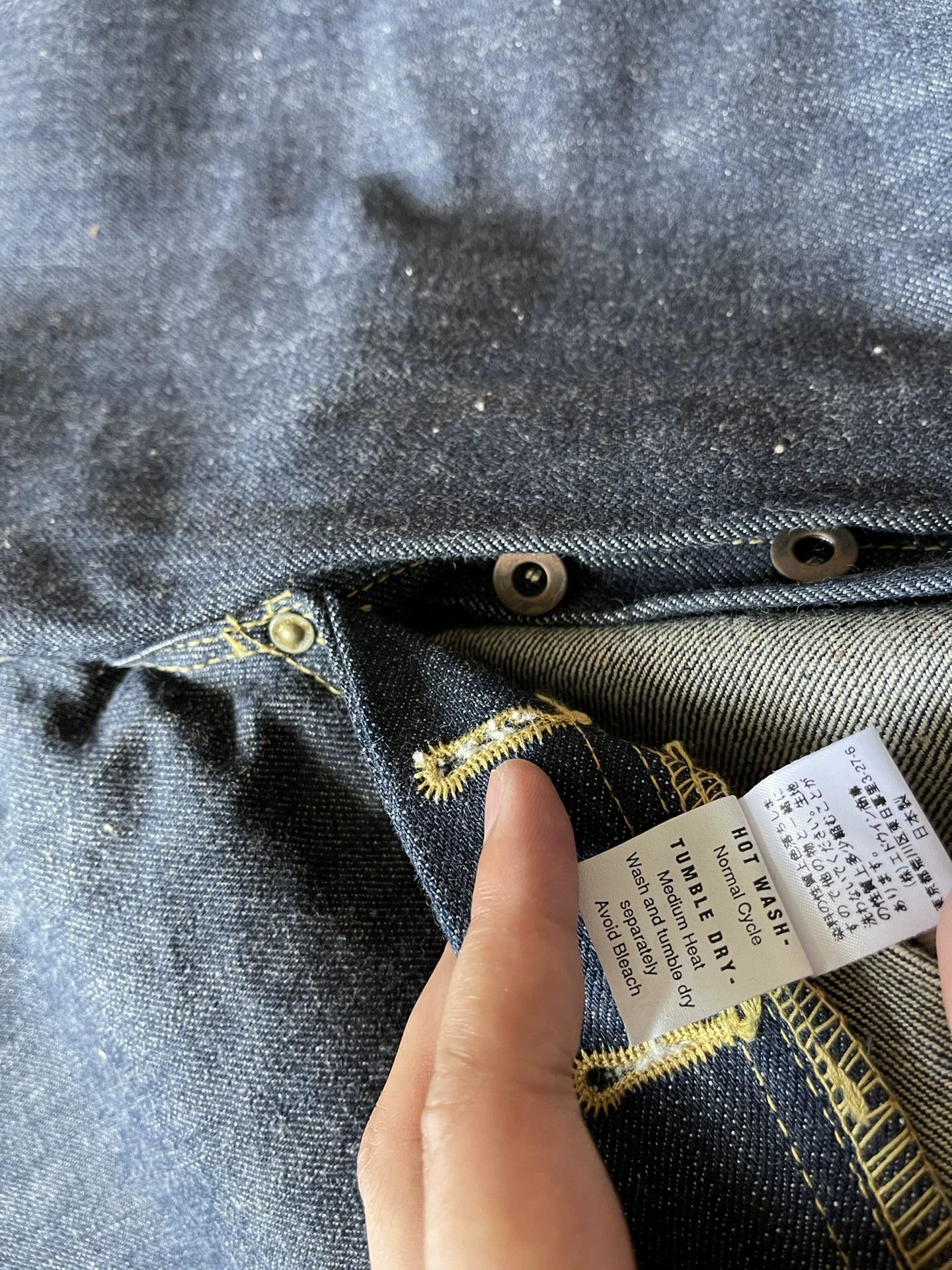 Lee Edwin Lee 1942 Raw Denim Jeans W28 Size US 28 / EU 44 - 8 Thumbnail