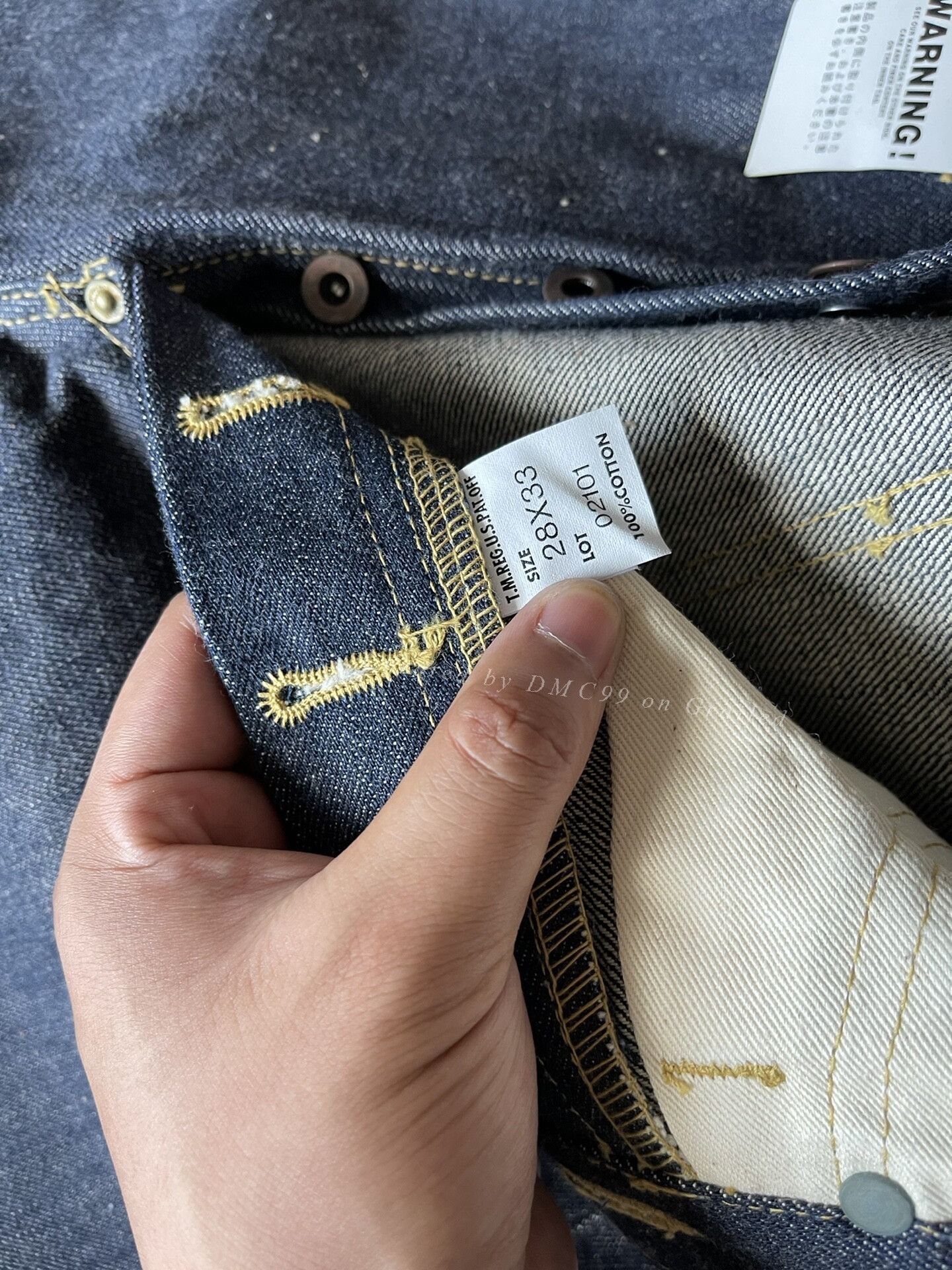 Lee Edwin Lee 1942 Raw Denim Jeans W28 Size US 28 / EU 44 - 7 Thumbnail