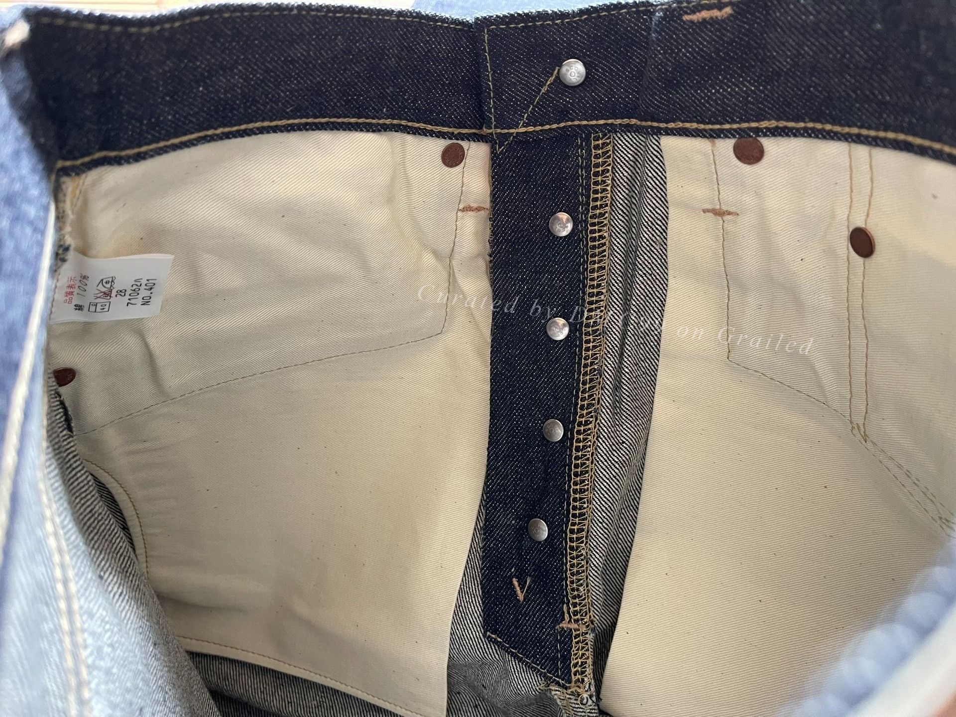 Johnbull Johnbull 1963 Sewing Chop Jeans Size US 31 - 6 Thumbnail