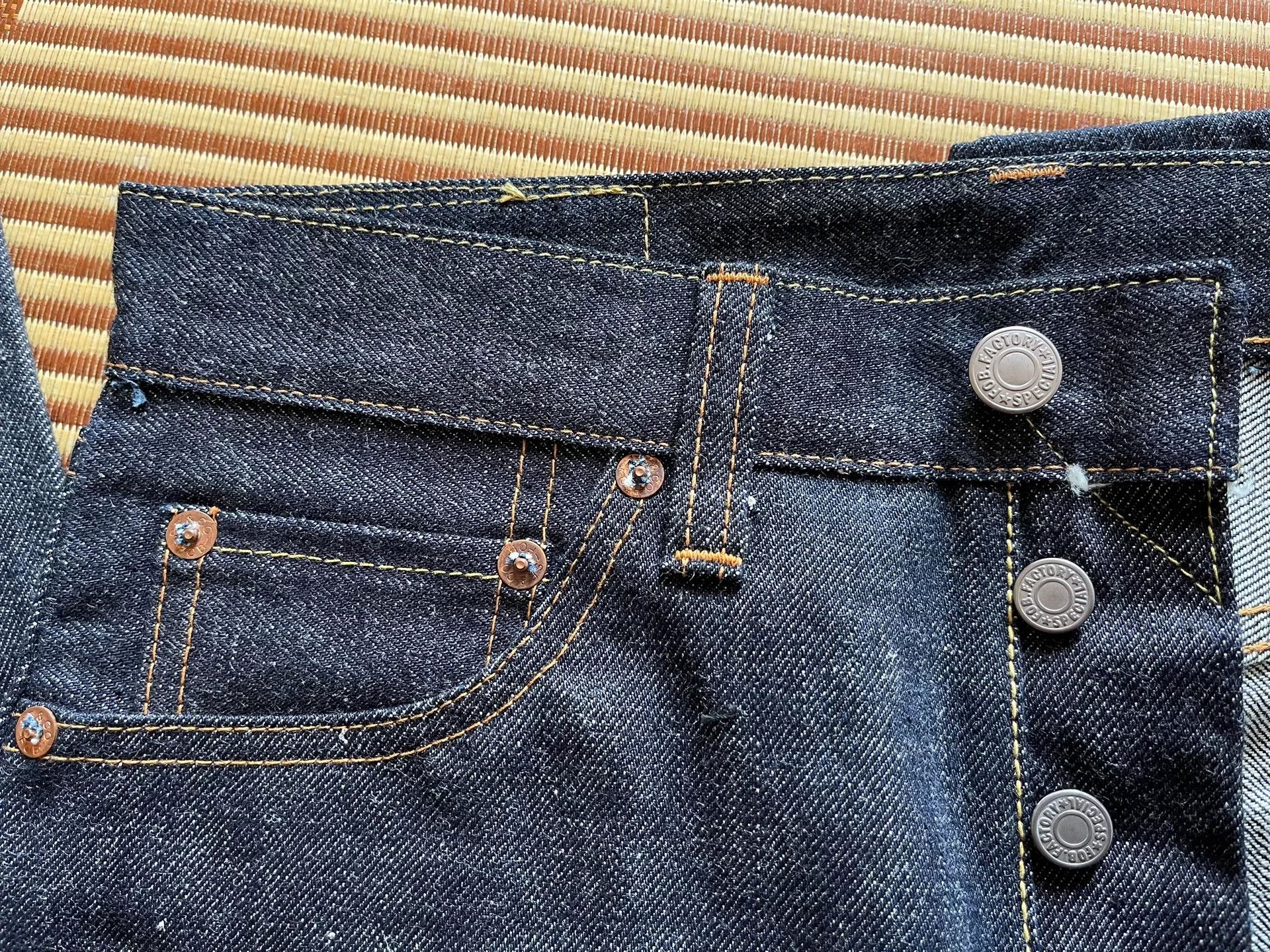 Other FOB F098 W28 Unsanforized Rare Small Size US 28 / EU 44 - 6 Thumbnail