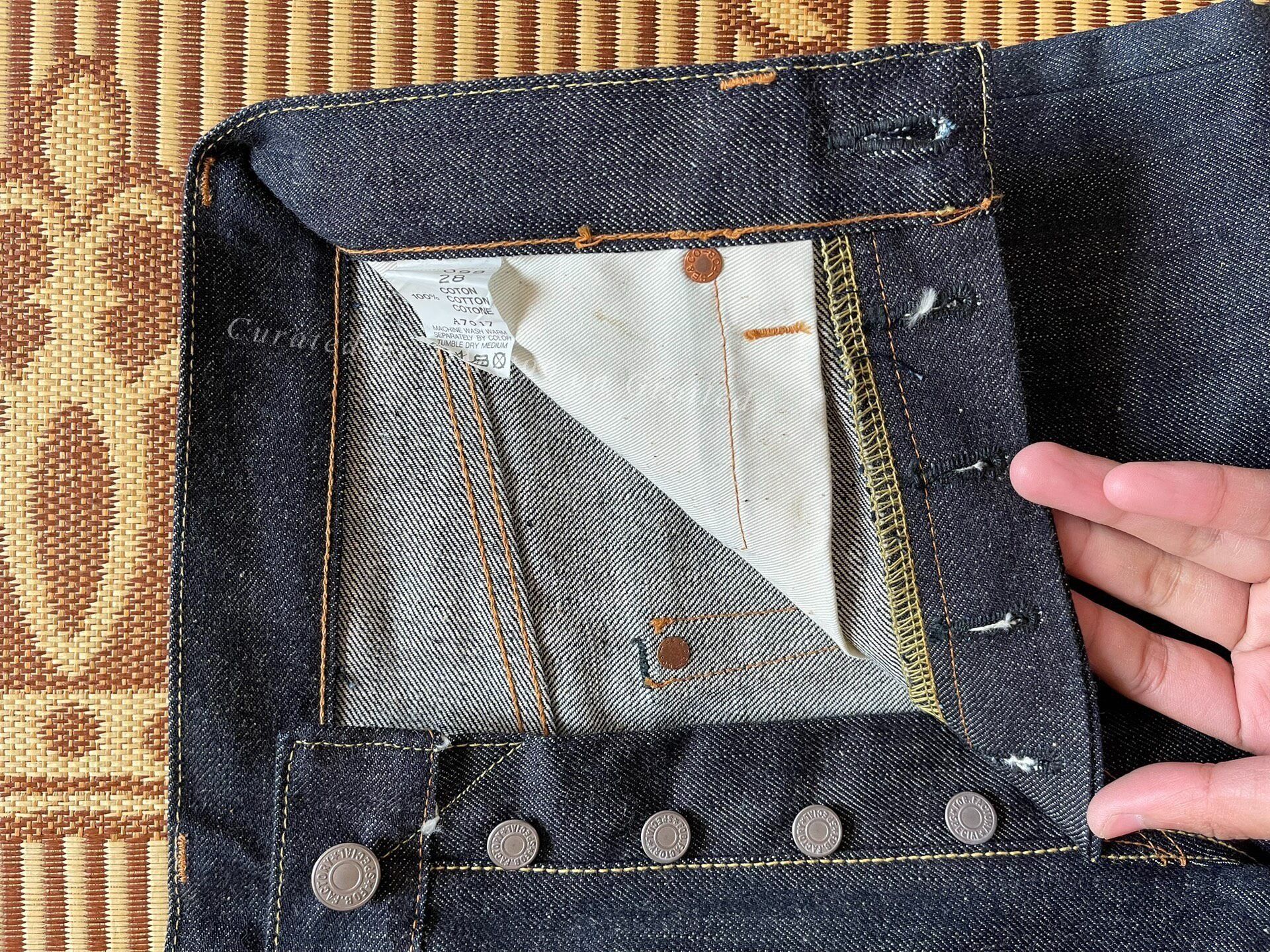 Other FOB F098 W28 Unsanforized Rare Small Size US 28 / EU 44 - 7 Thumbnail