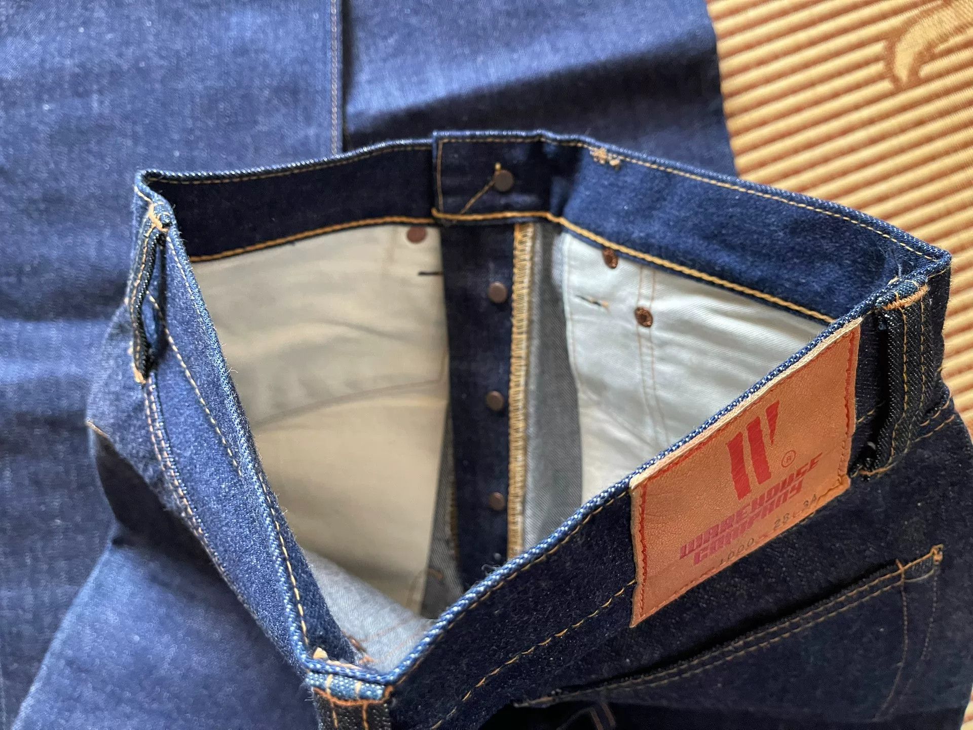 Warehouse & Co. Warehouse 1000 Natural Indigo Dyed Jeans W28 Size US 28 / EU 44 - 8 Thumbnail