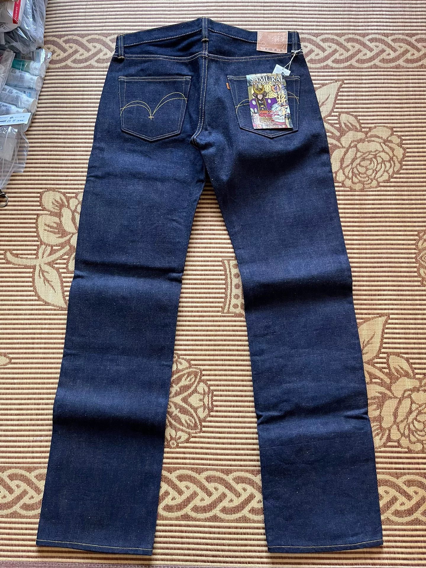 Samurai Jeans Samurai Jeans S5000COG-AI 18th Anniv 18oz Raw Denim Size US 44 / EU 60 - 3 Thumbnail
