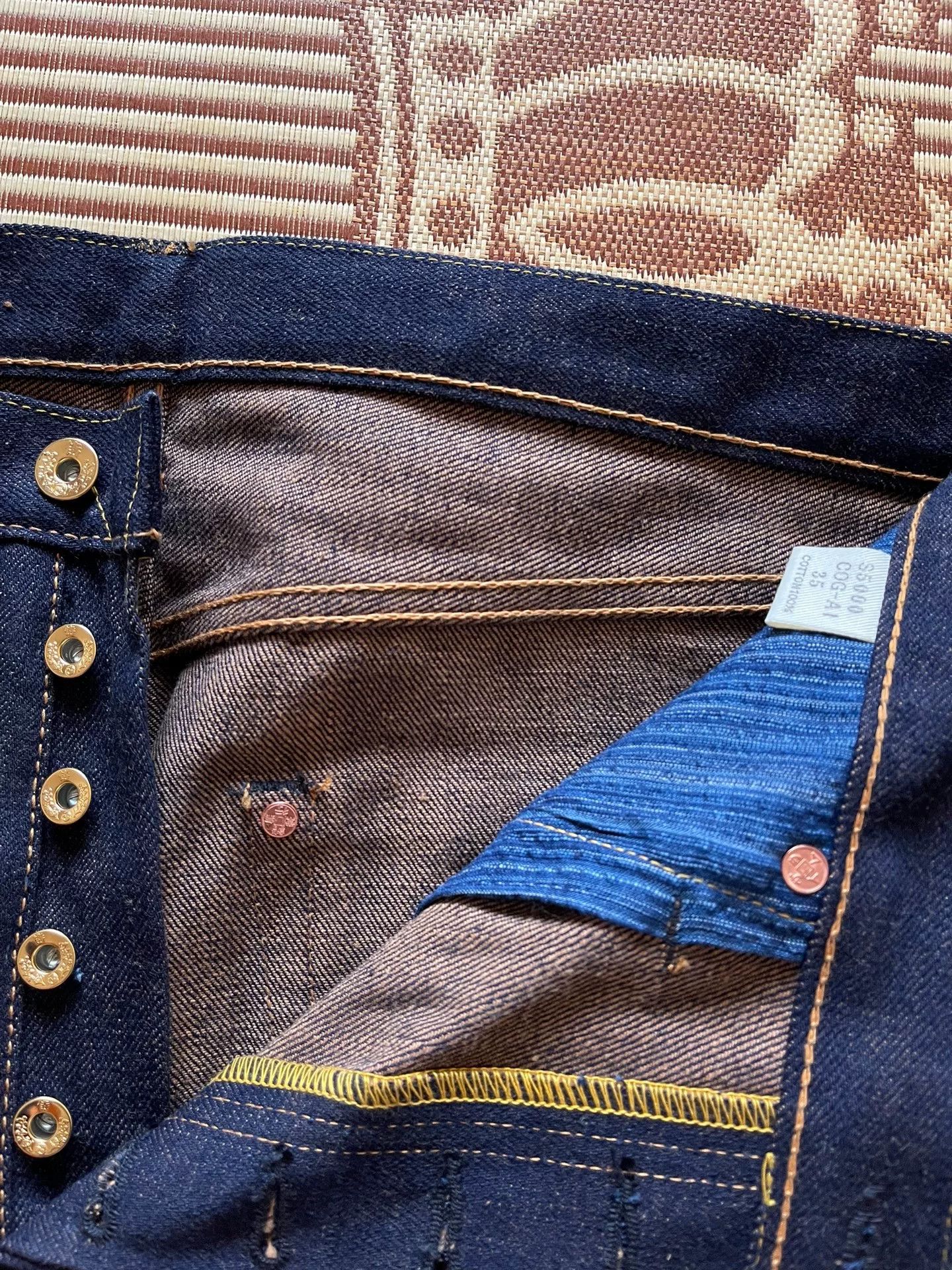 Samurai Jeans Samurai Jeans S5000COG-AI 18th Anniv 18oz Raw Denim Size US 44 / EU 60 - 7 Thumbnail