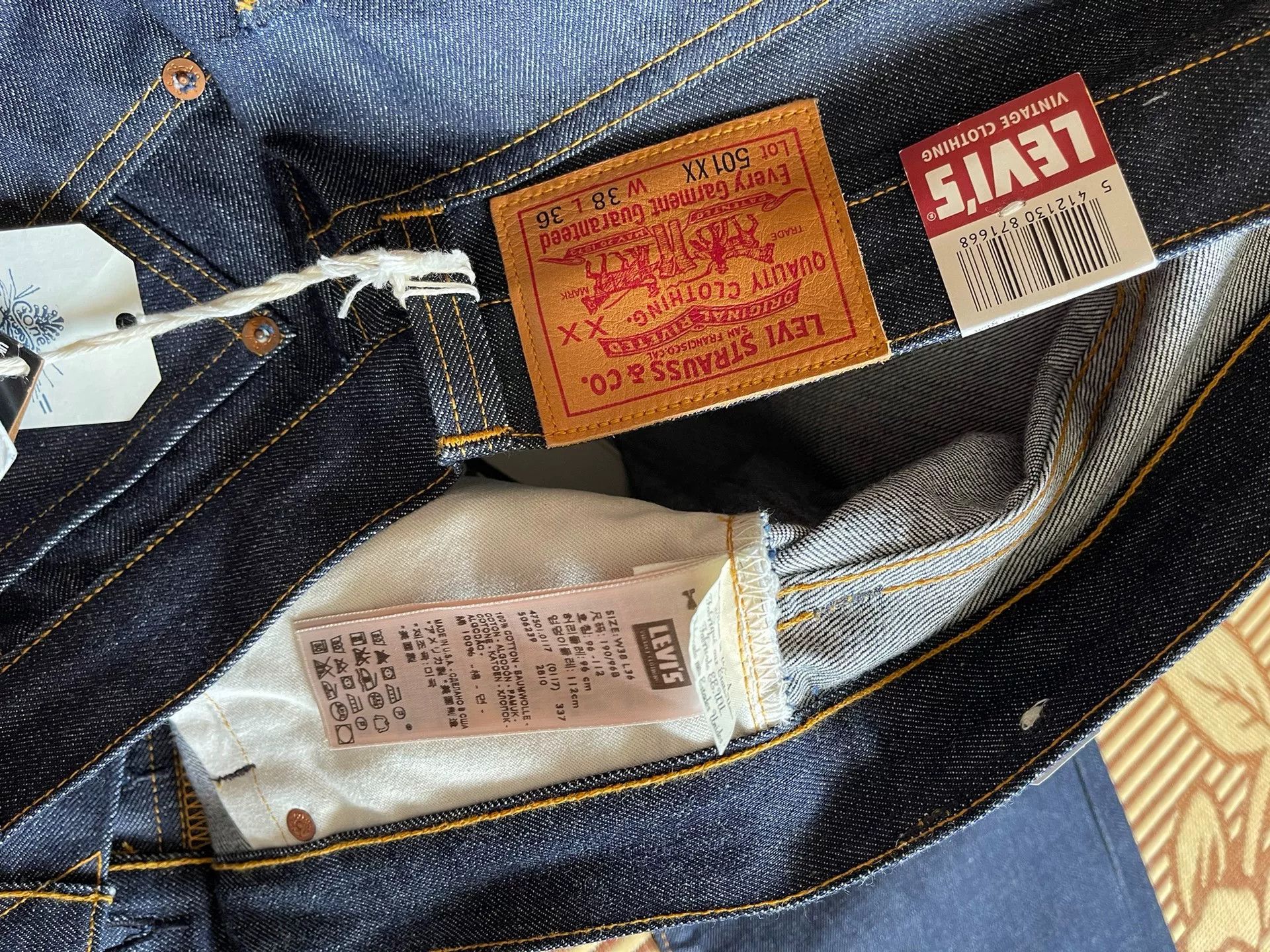 Levi's Vintage Clothing Levi's LVC 1947 501XX Jeans W38 Size US 38 / EU 54 - 8 Thumbnail
