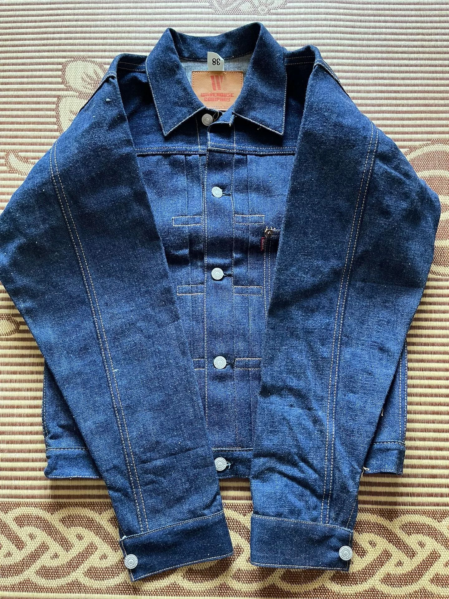 Warehouse & Co. Warehouse 2001 Raw Denim Jacket Size US M / EU 48-50 / 2 - 7 Thumbnail