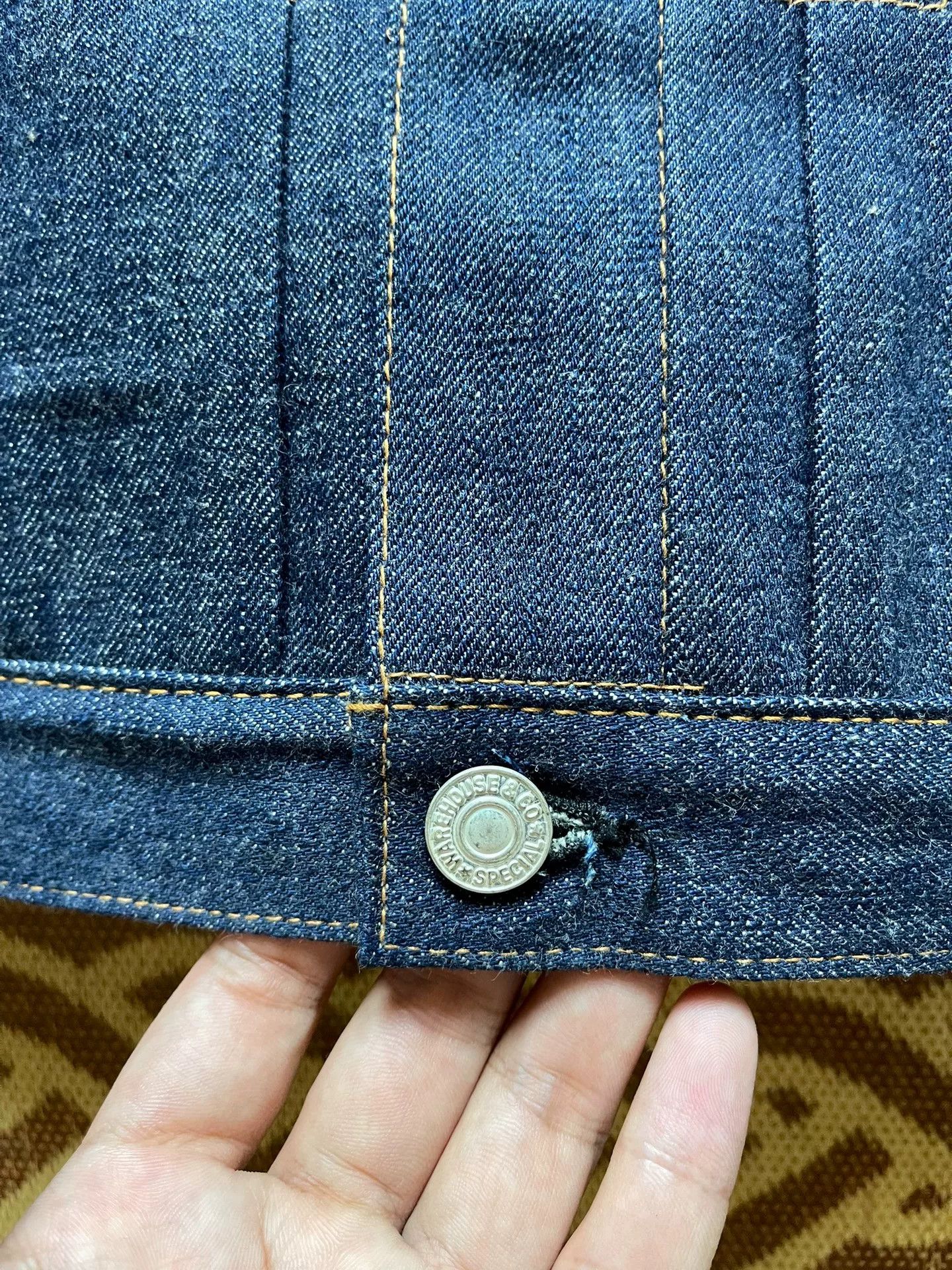 Warehouse & Co. Warehouse 2001 Raw Denim Jacket Size US M / EU 48-50 / 2 - 5 Thumbnail