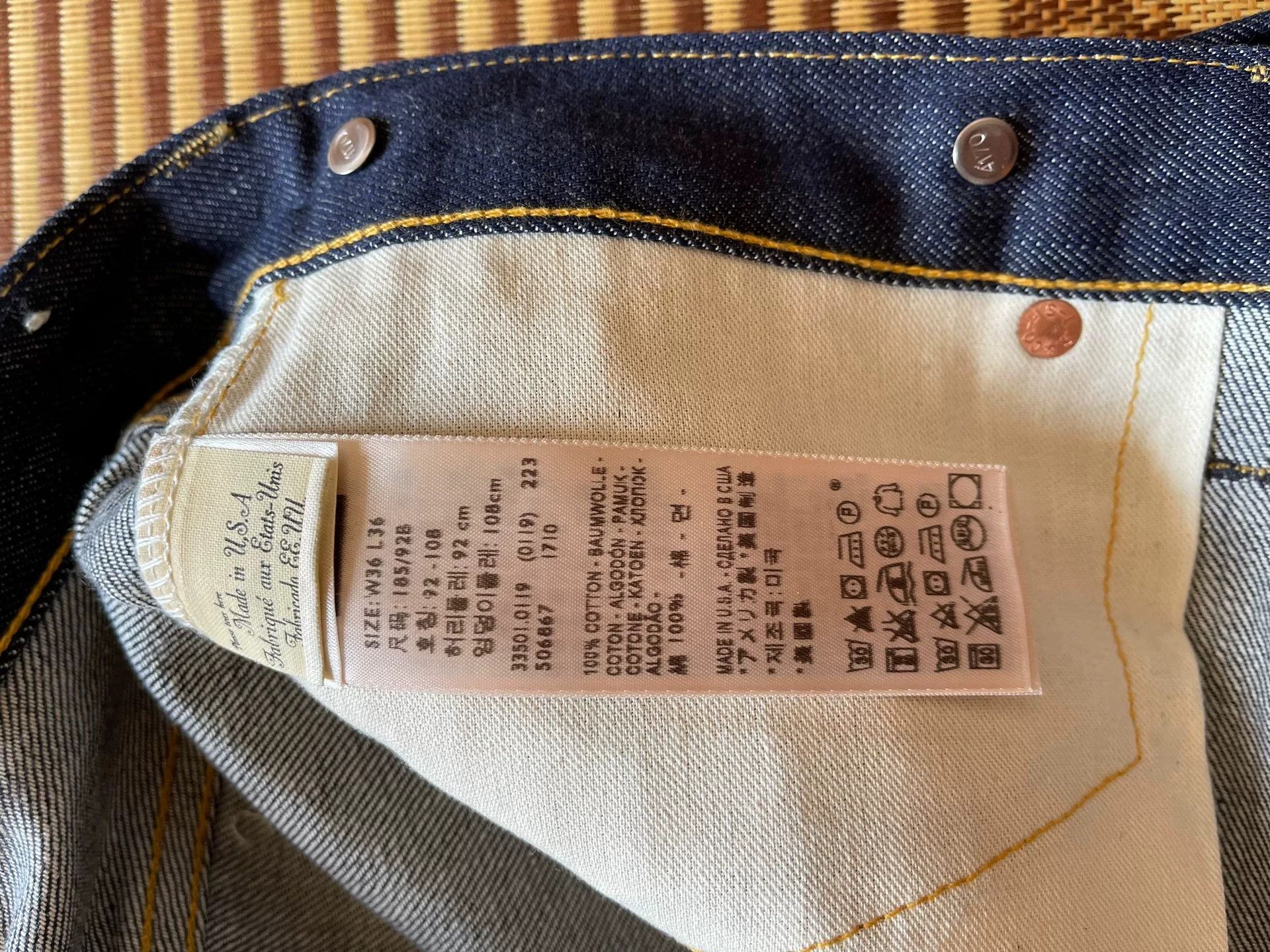 Levi's Vintage Clothing Levi's LVC 1933 33501 Jeans Size US 36 / EU 52 - 7 Thumbnail