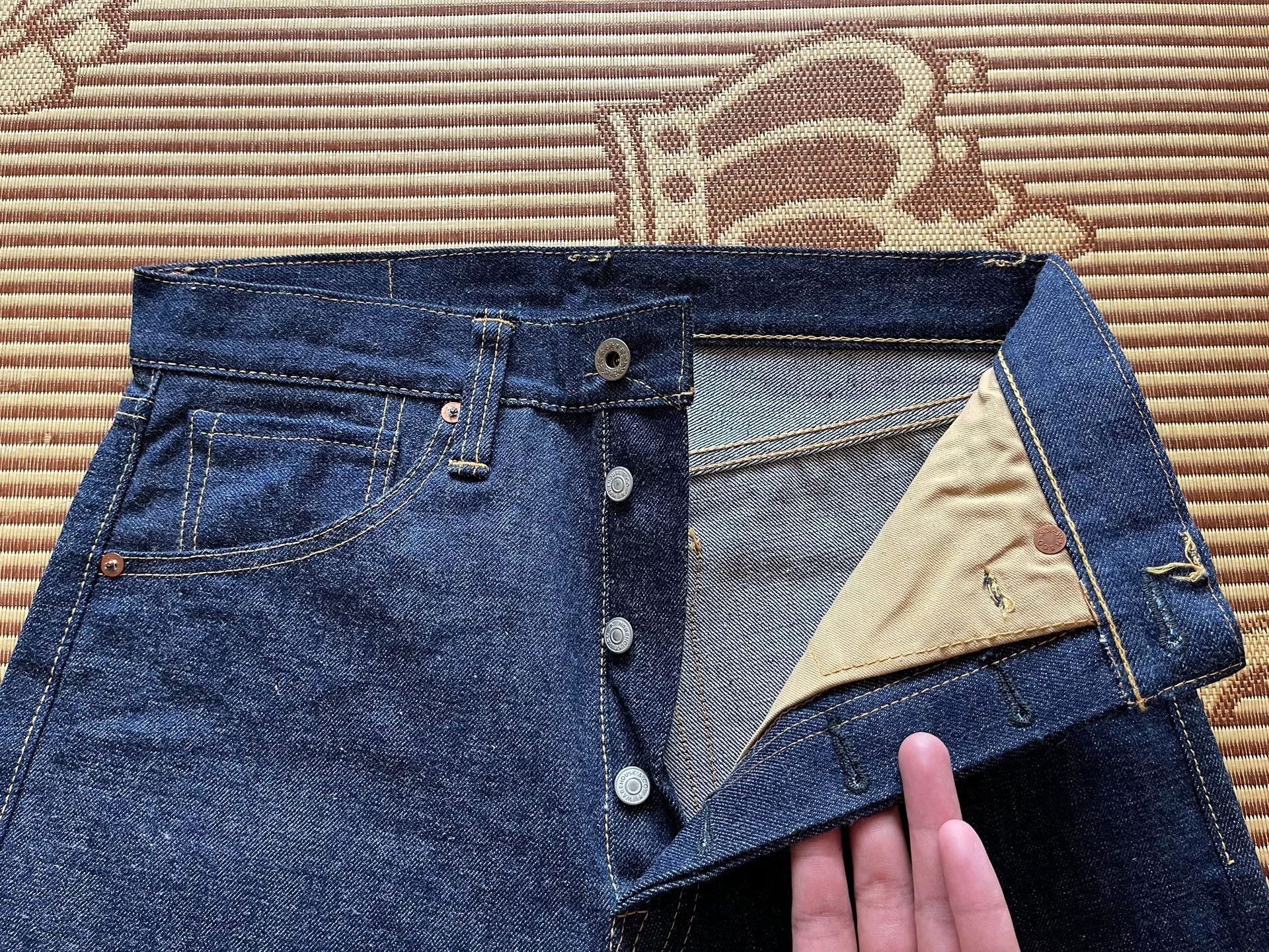 Warehouse & Co. Warehouse 1003xx Raw Denim Jeans Size US 30 / EU 46 - 5 Thumbnail